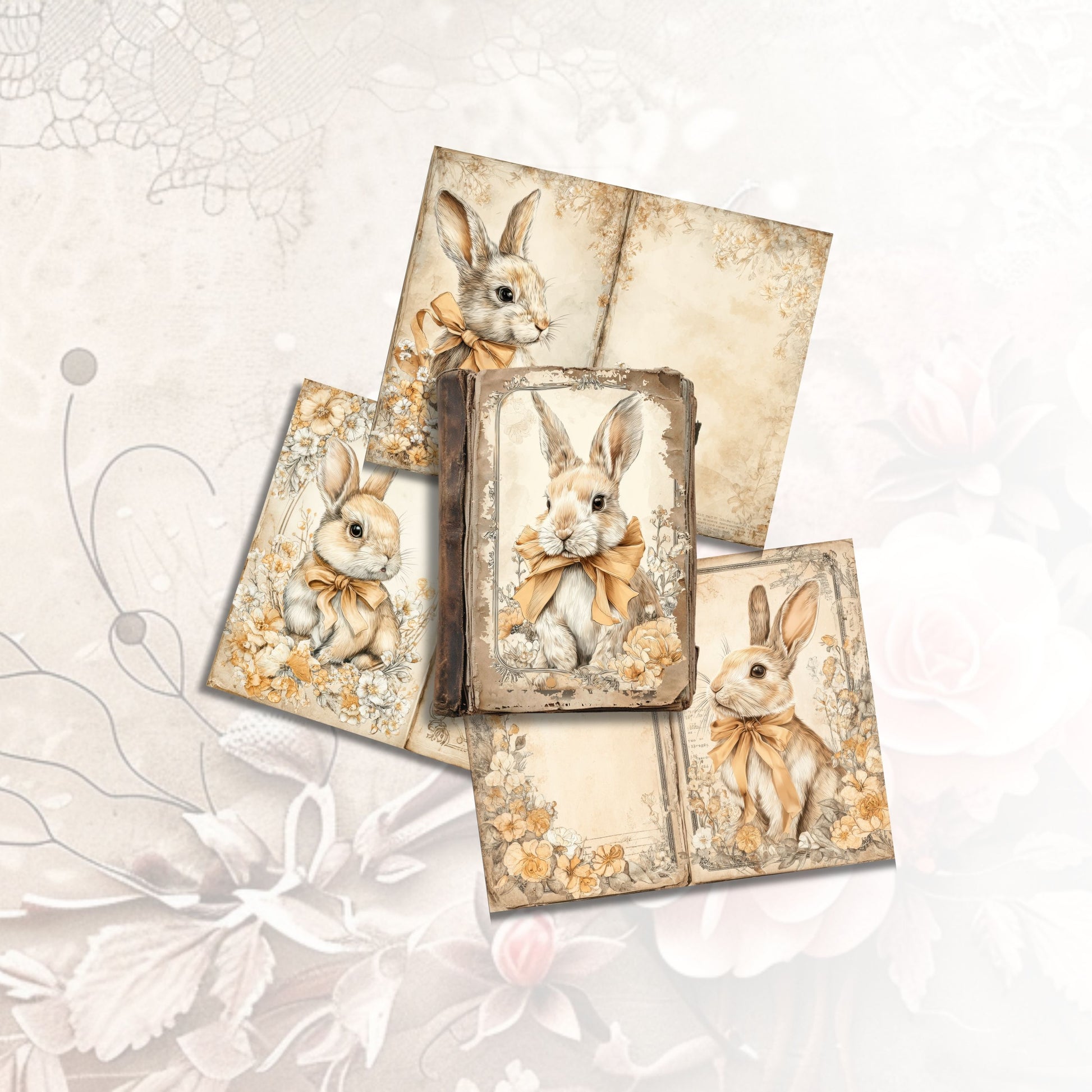 Heirloom Bunny Journal Papers