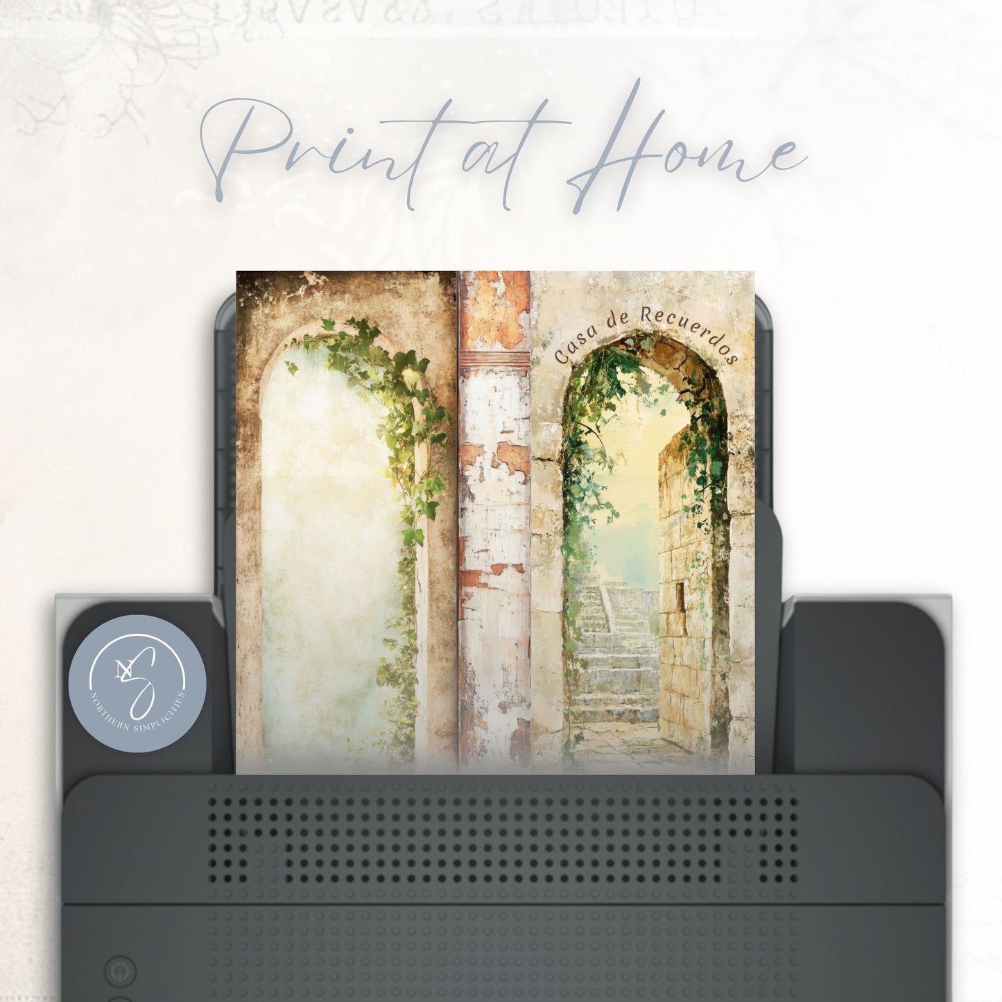 Casa de Recuerdos Tall Journal Cover