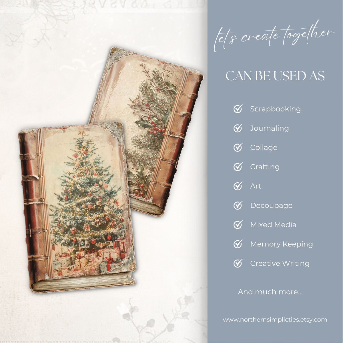 Classic Christmas Journal Cover