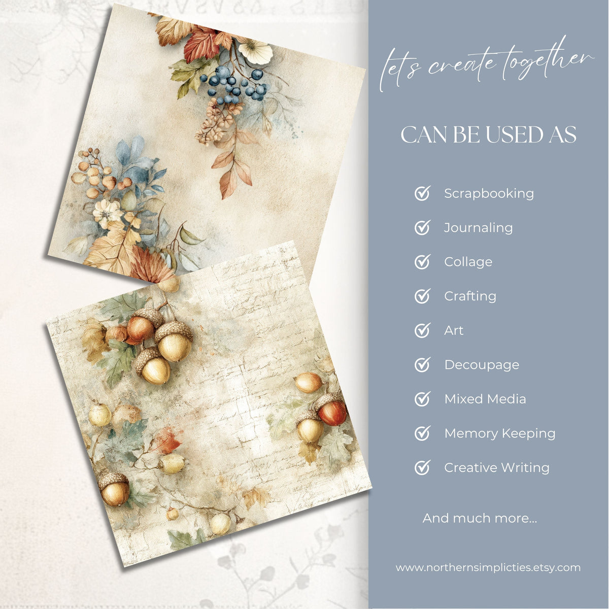 A Season Remembered Seamless Papers