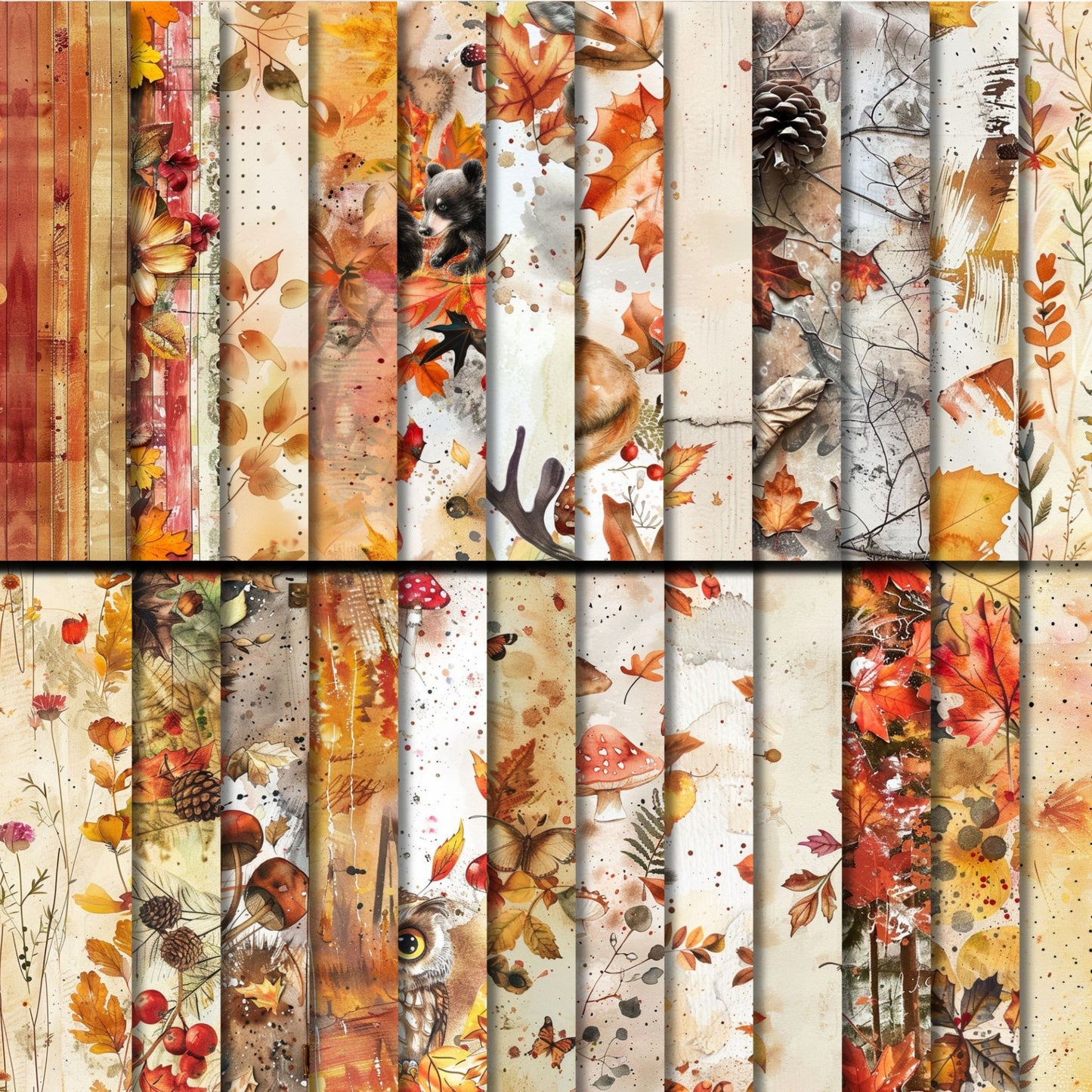 Enchanted Woodland Seamless Papers