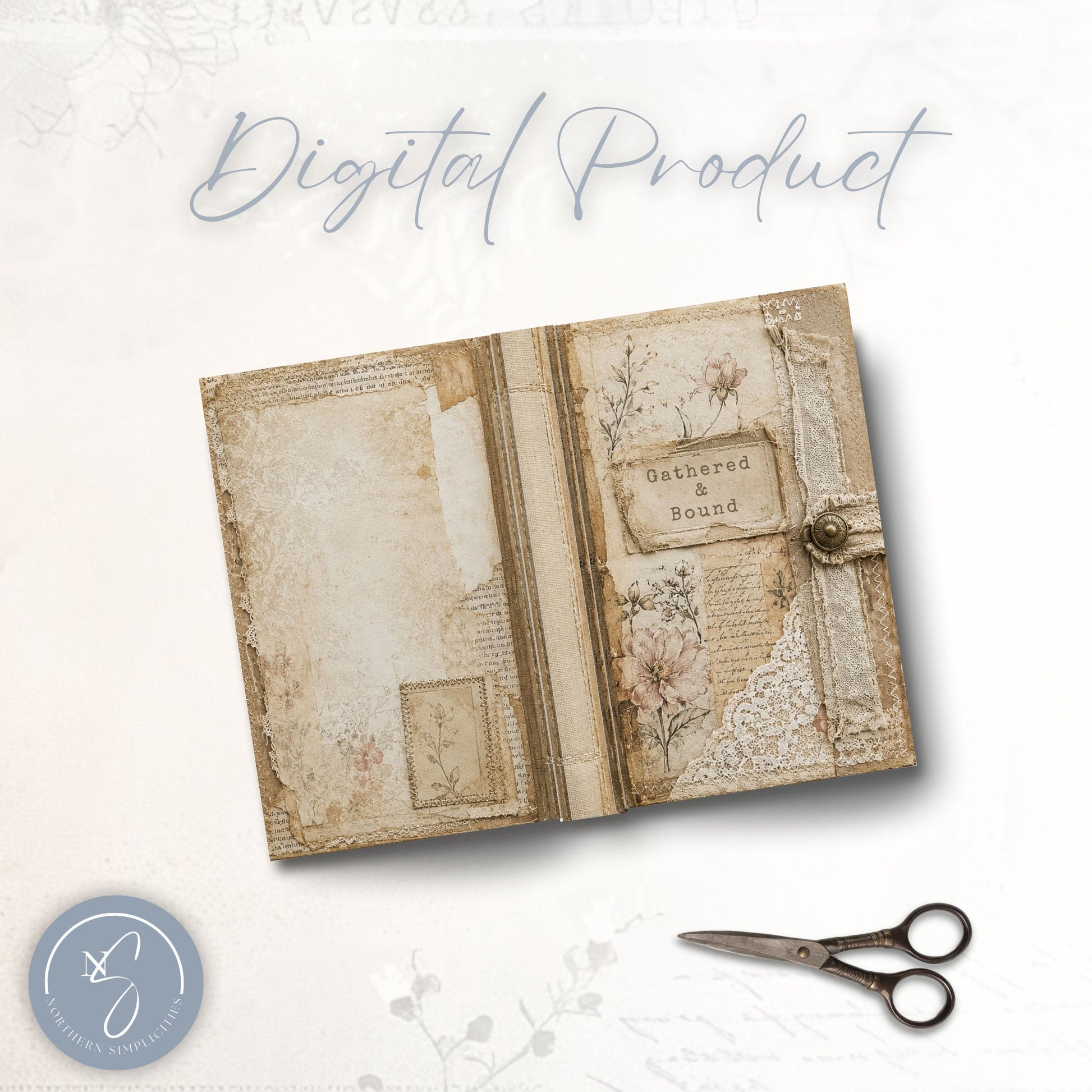 Gathered & Bound Journal Cover