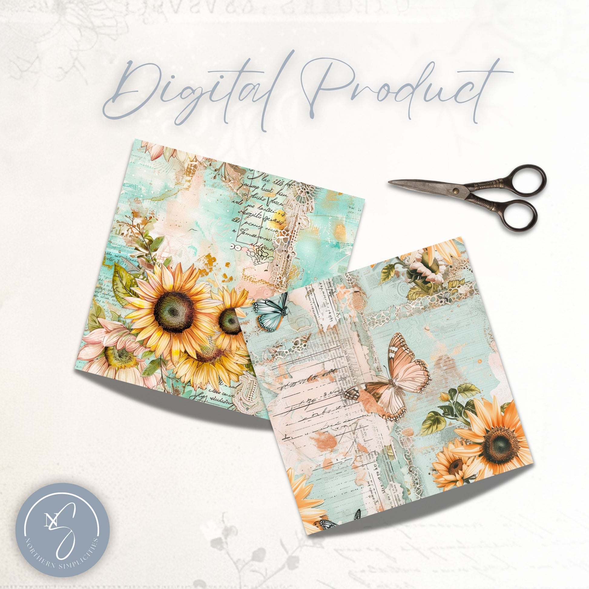 Sunflower Bliss Seamless Papers