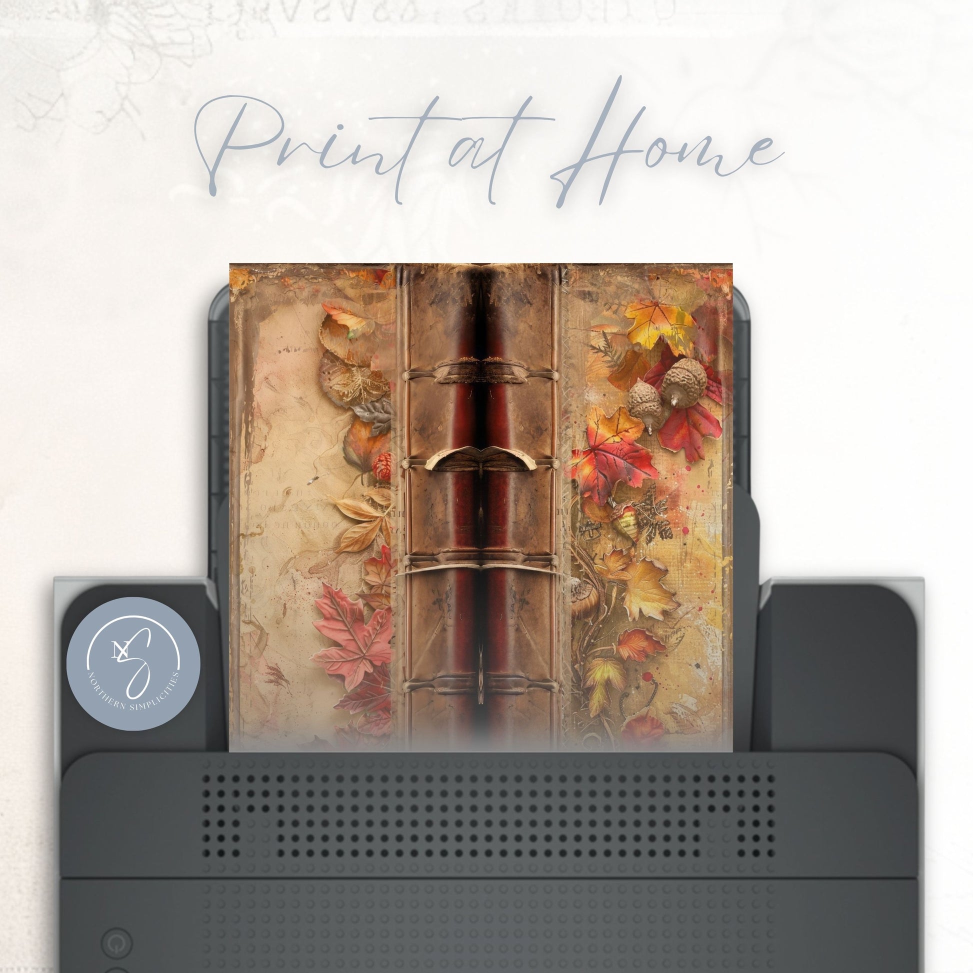 Autumn Whimsy Tall Journal Cover
