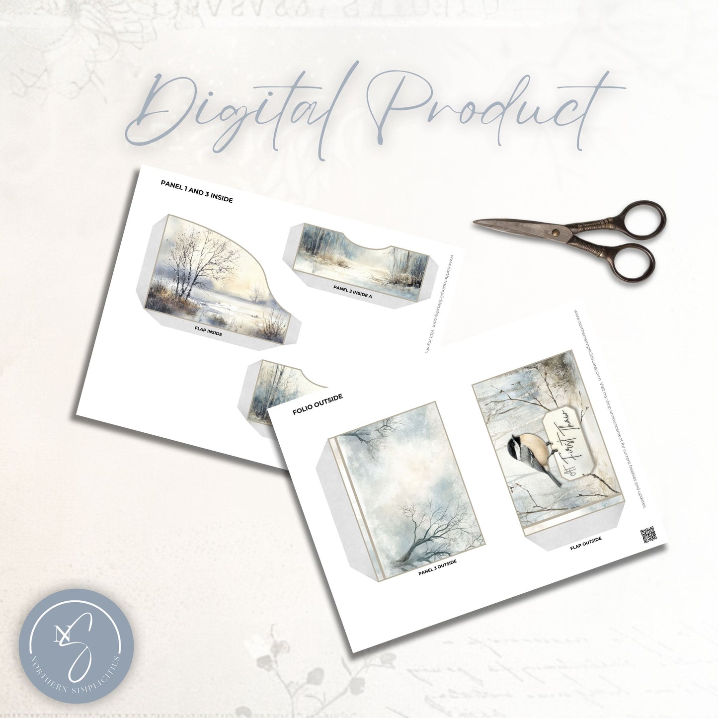 Silver Visitor Waterfall Folio Kit