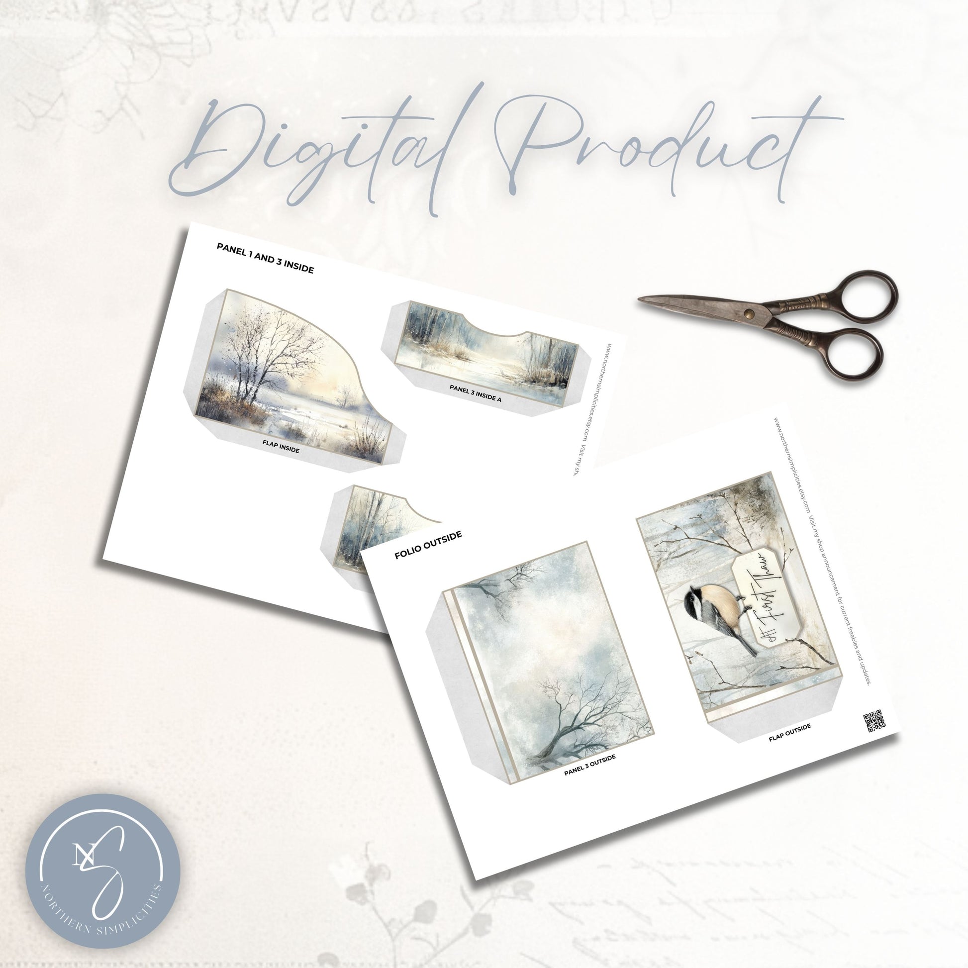 Silver Visitor Waterfall Folio Kit