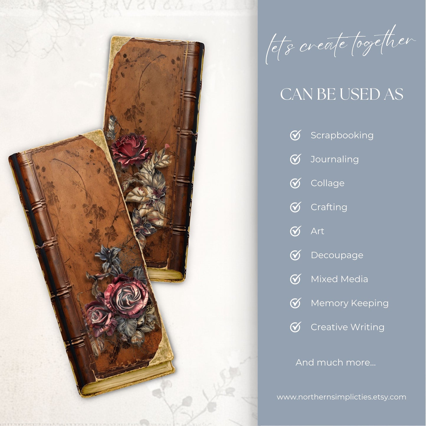 Haunted Blooms Tall Journal Cover