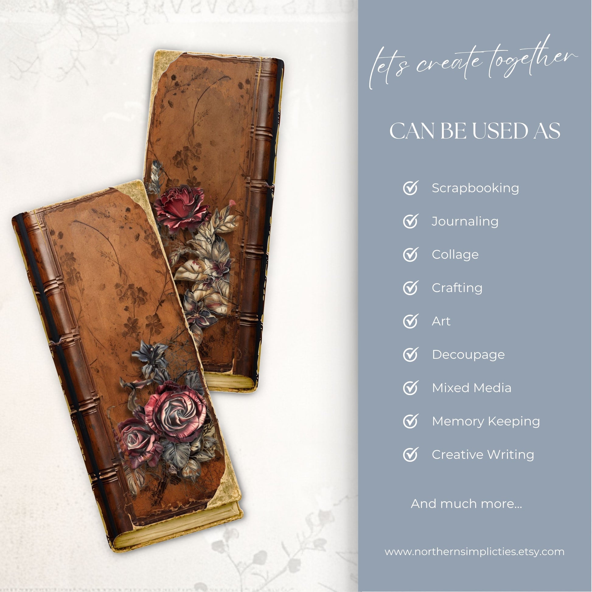 Haunted Blooms Tall Journal Cover