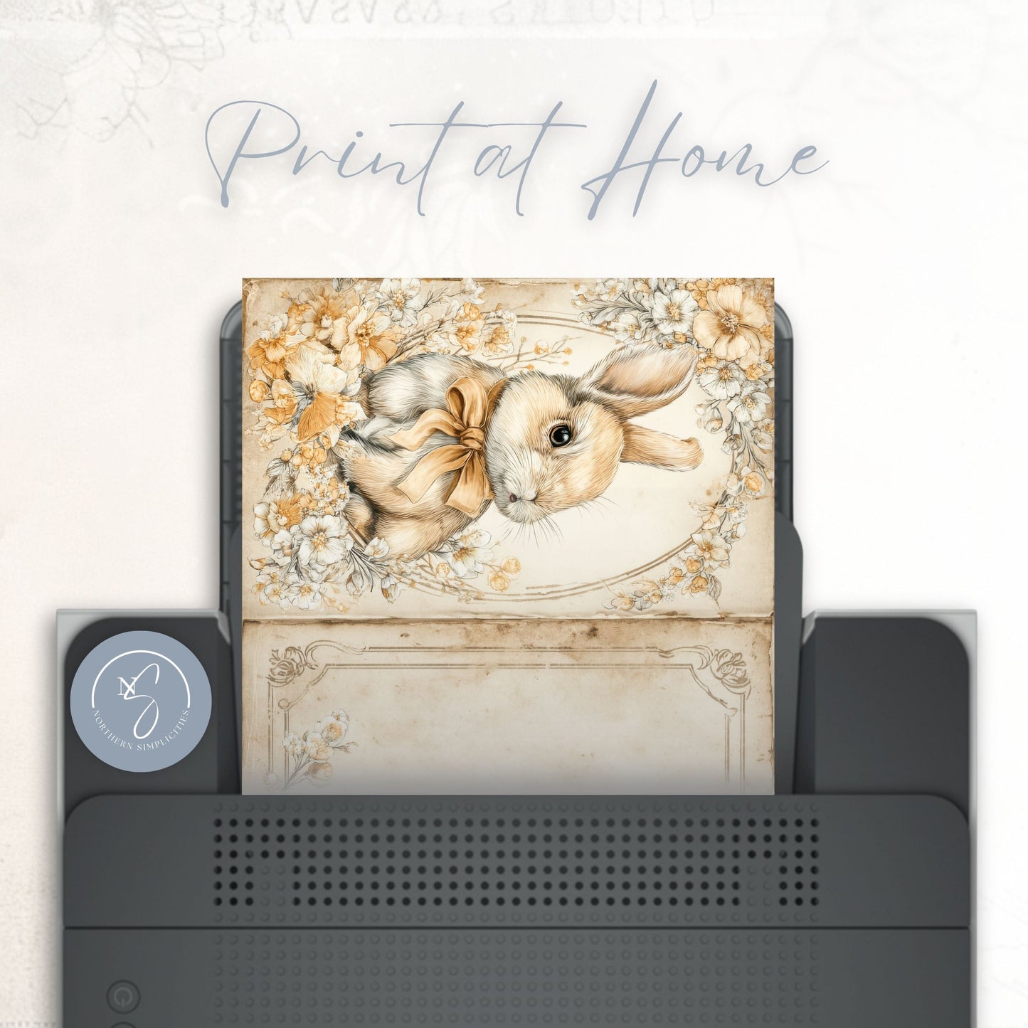 Heirloom Bunny Journal Papers