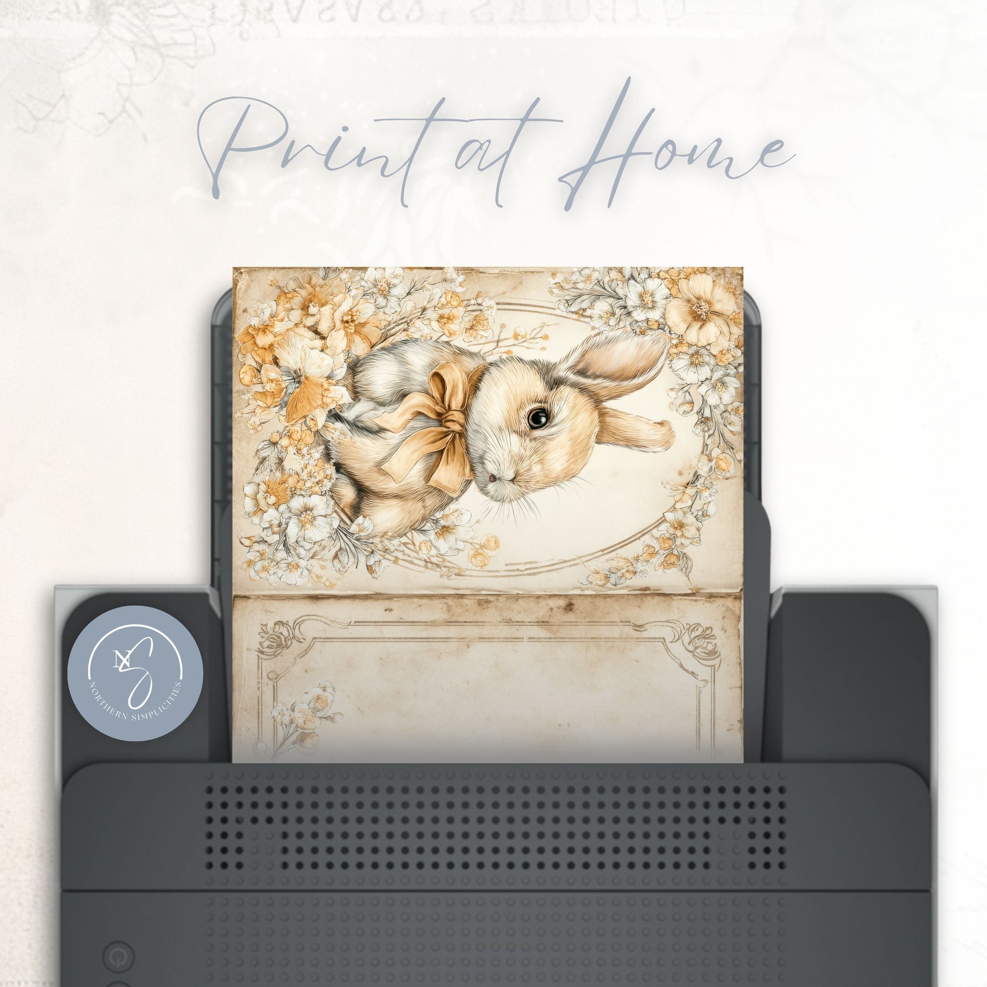 Heirloom Bunny Journal Papers