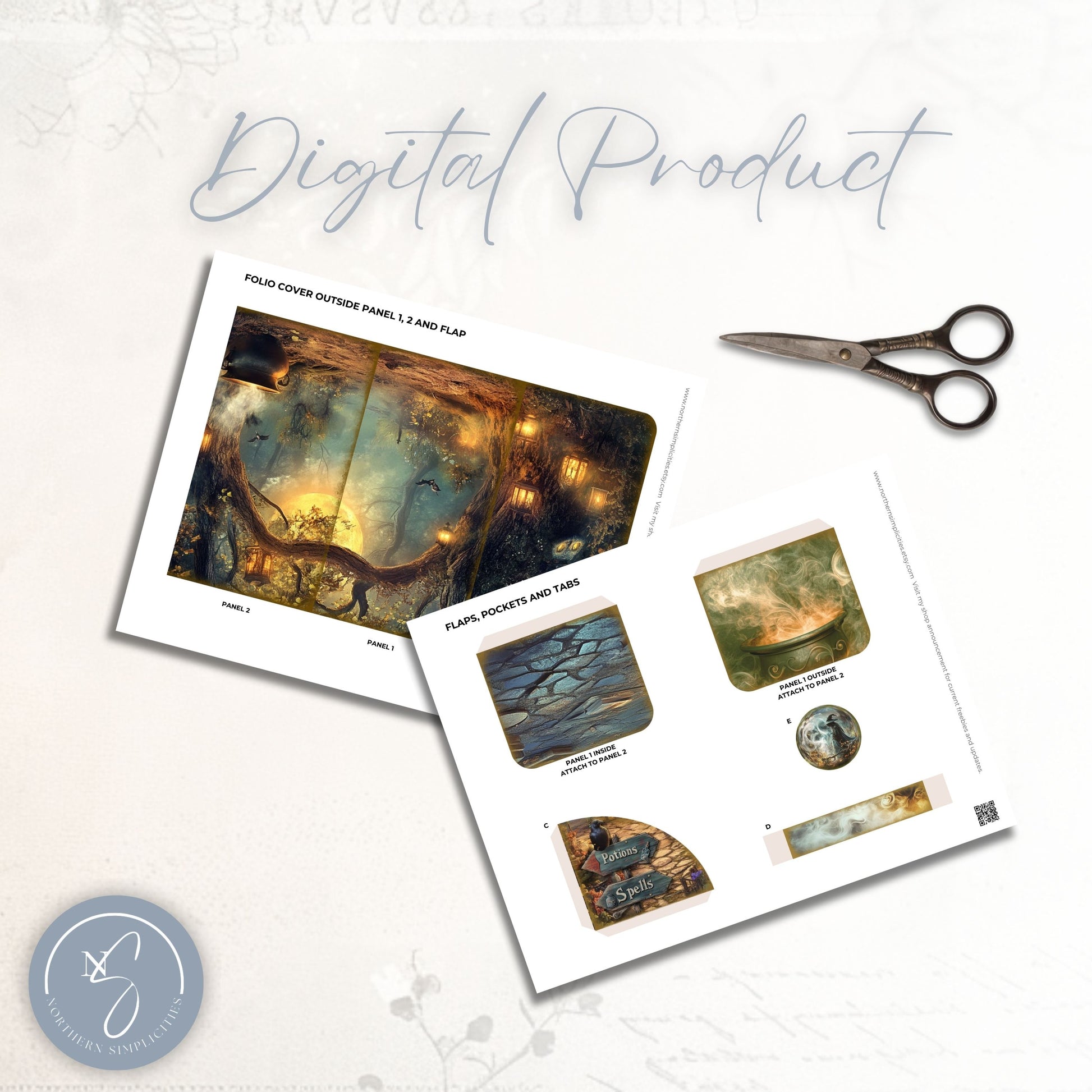Spooky Reflections Folio Kit