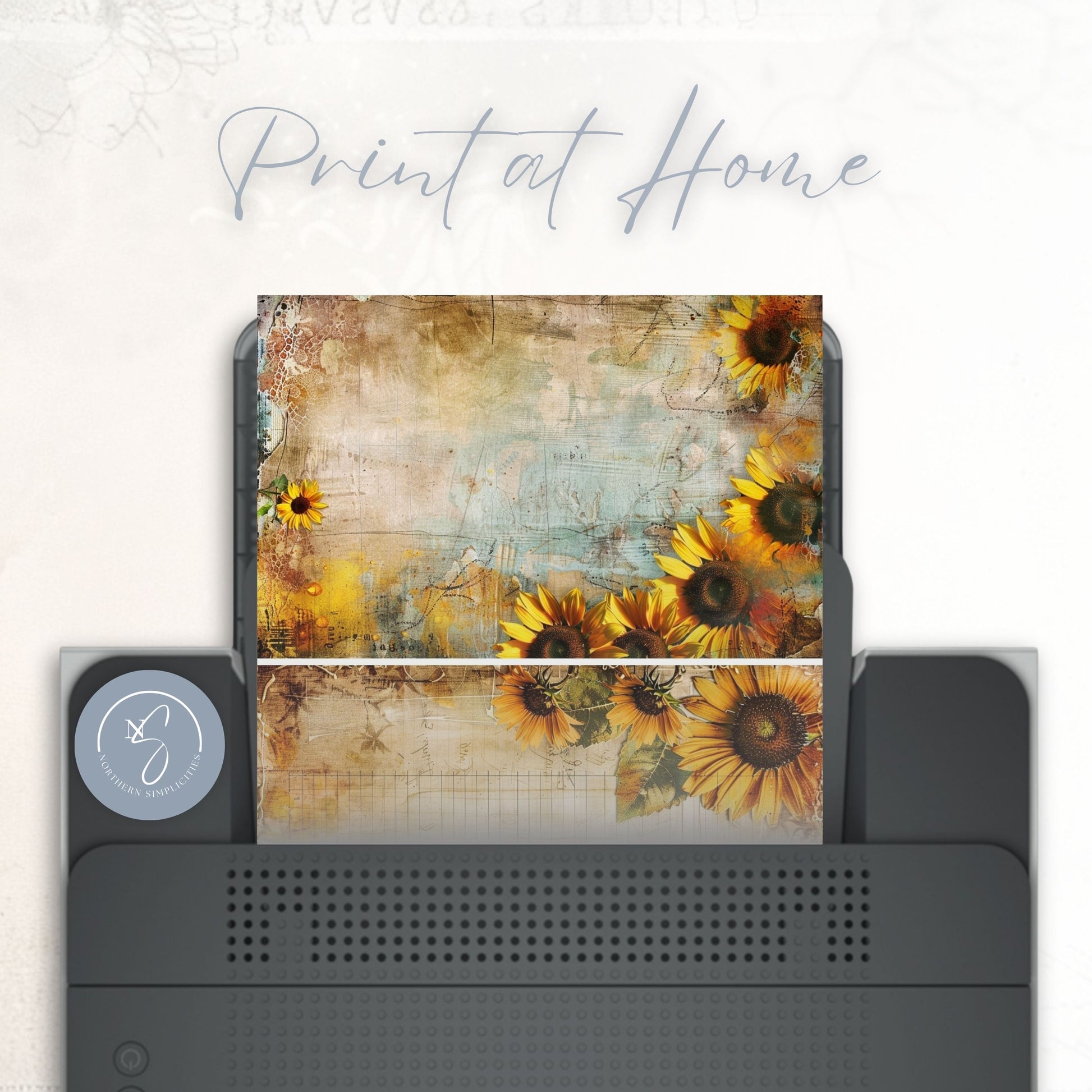 Sunflower Bliss Journal Papers