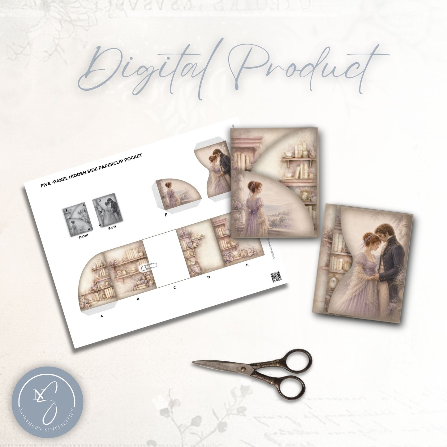 Regency Persuasion Hidden Paperclip Ephemera