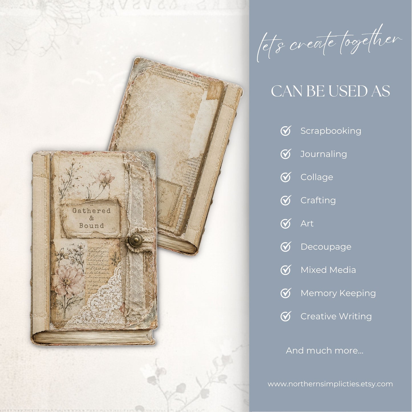Gathered & Bound Journal Cover