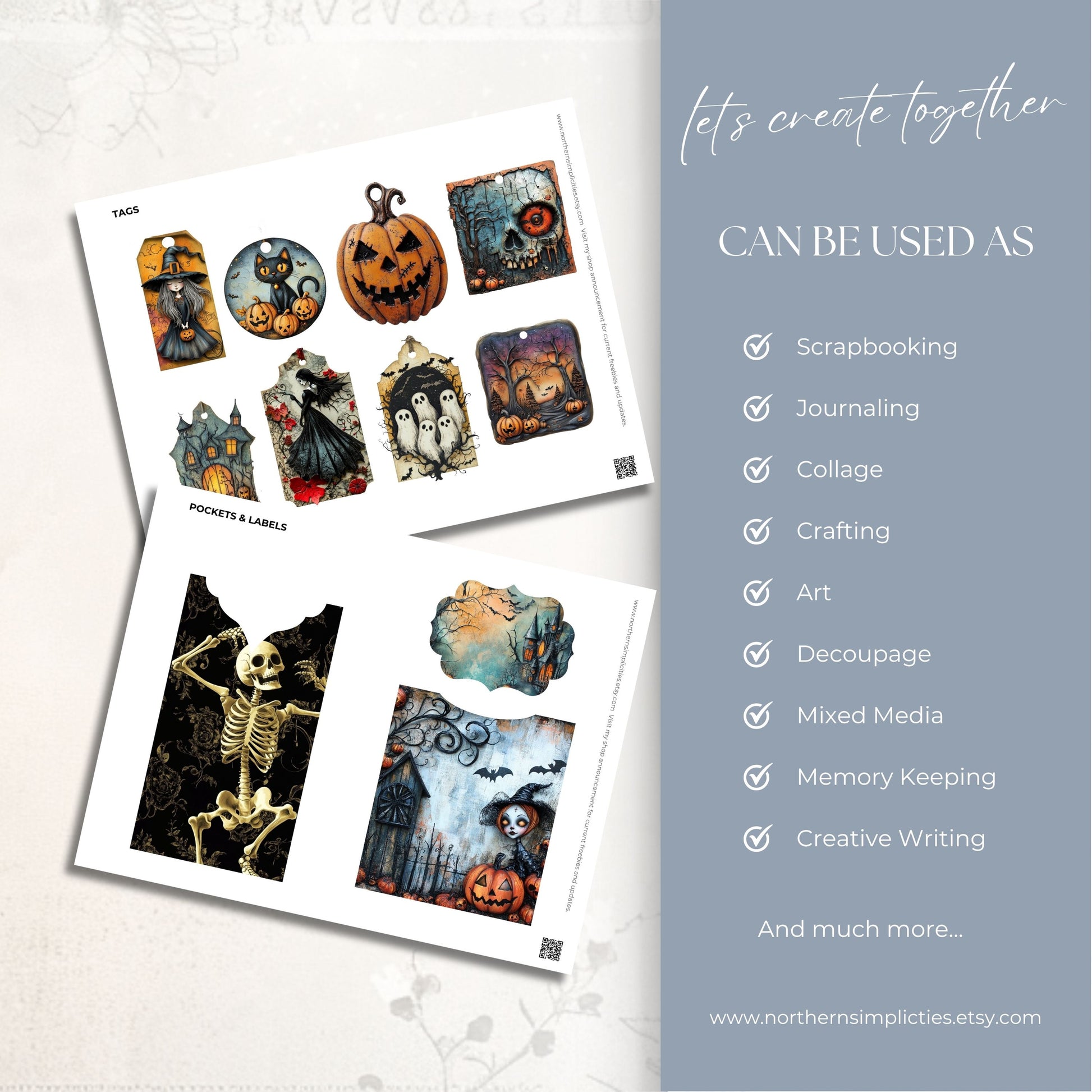 Spooky Reflections Ephemera
