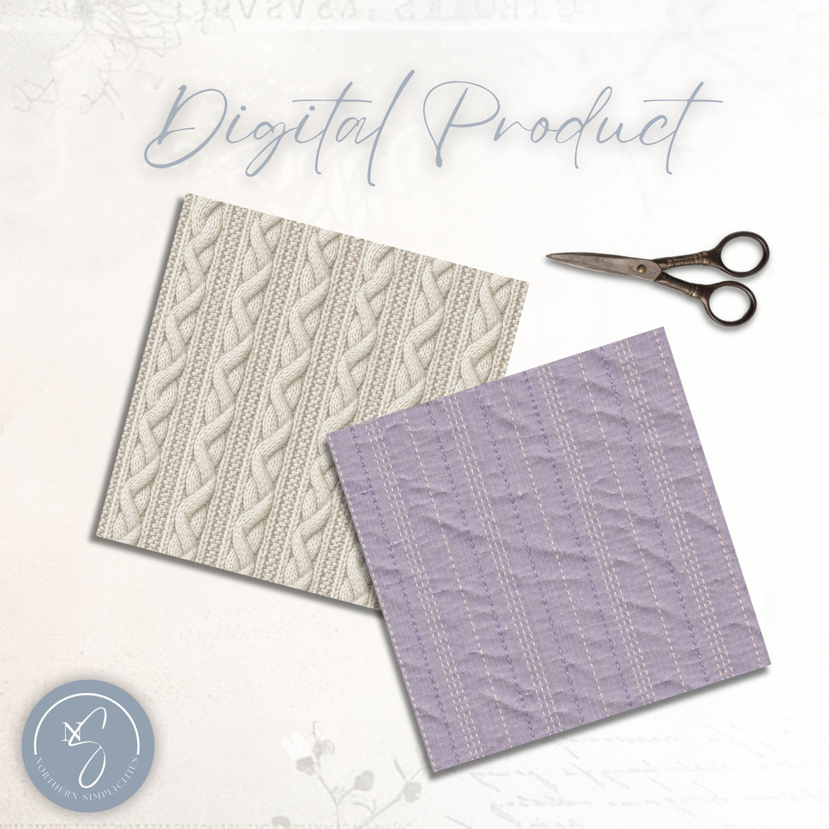 Cozy Threads Digital Papers