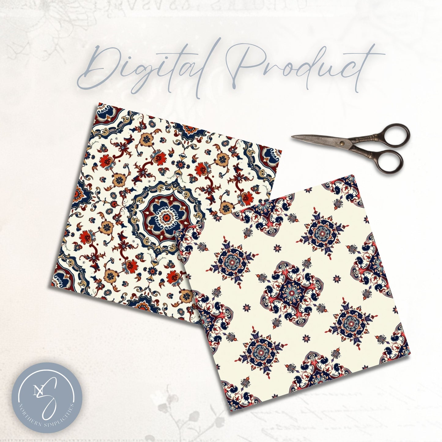 Persian Heritage Seamless Papers