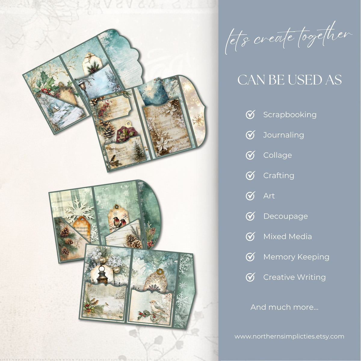 Winterlude Mix and Match Folio Kit
