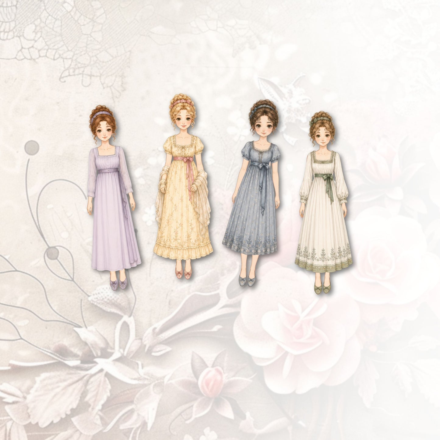 Regency Stories Paper Dolls