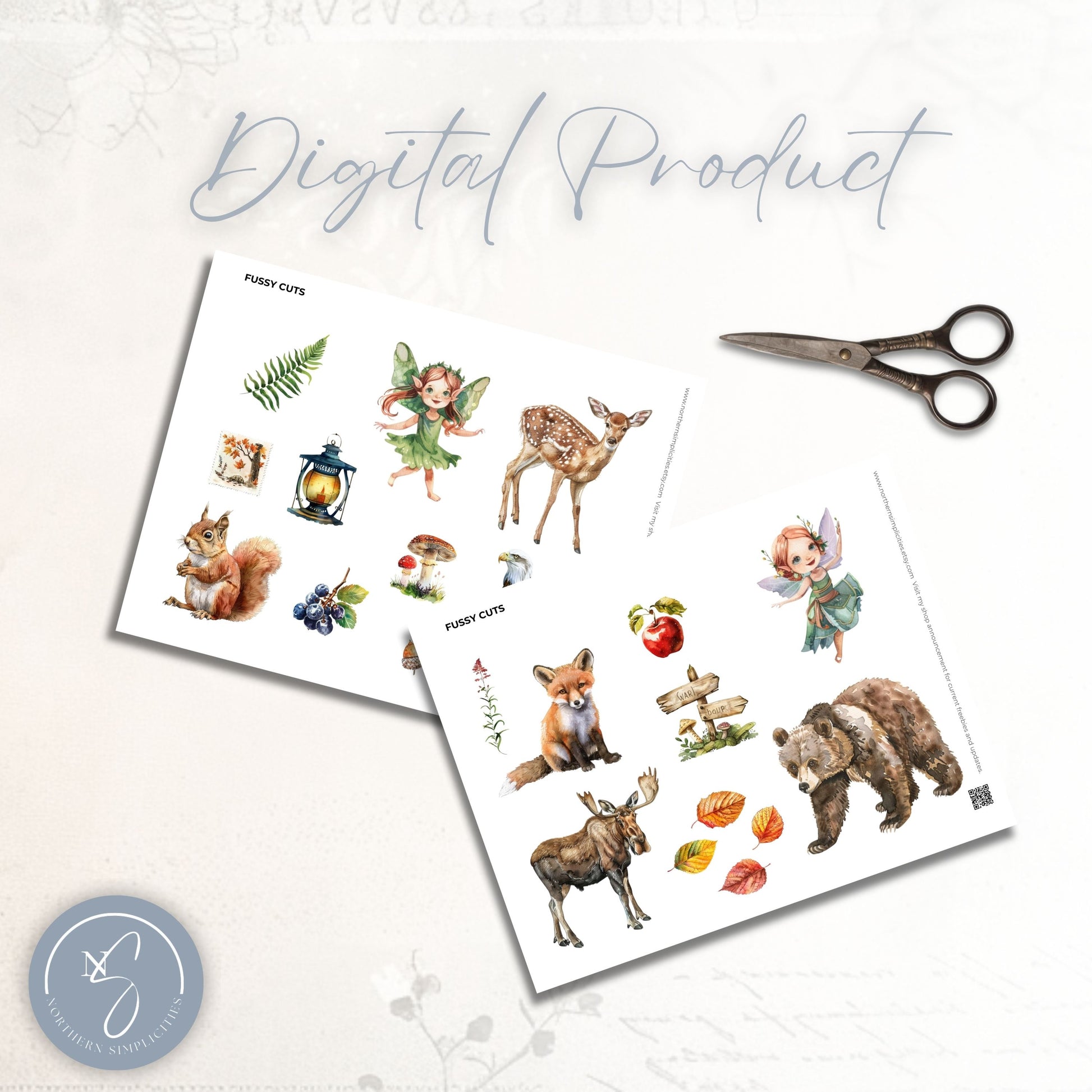 Enchanted Woodland Fussy Cuts