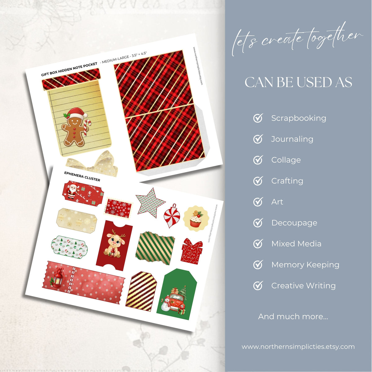 Secret Santa Hidden Notes