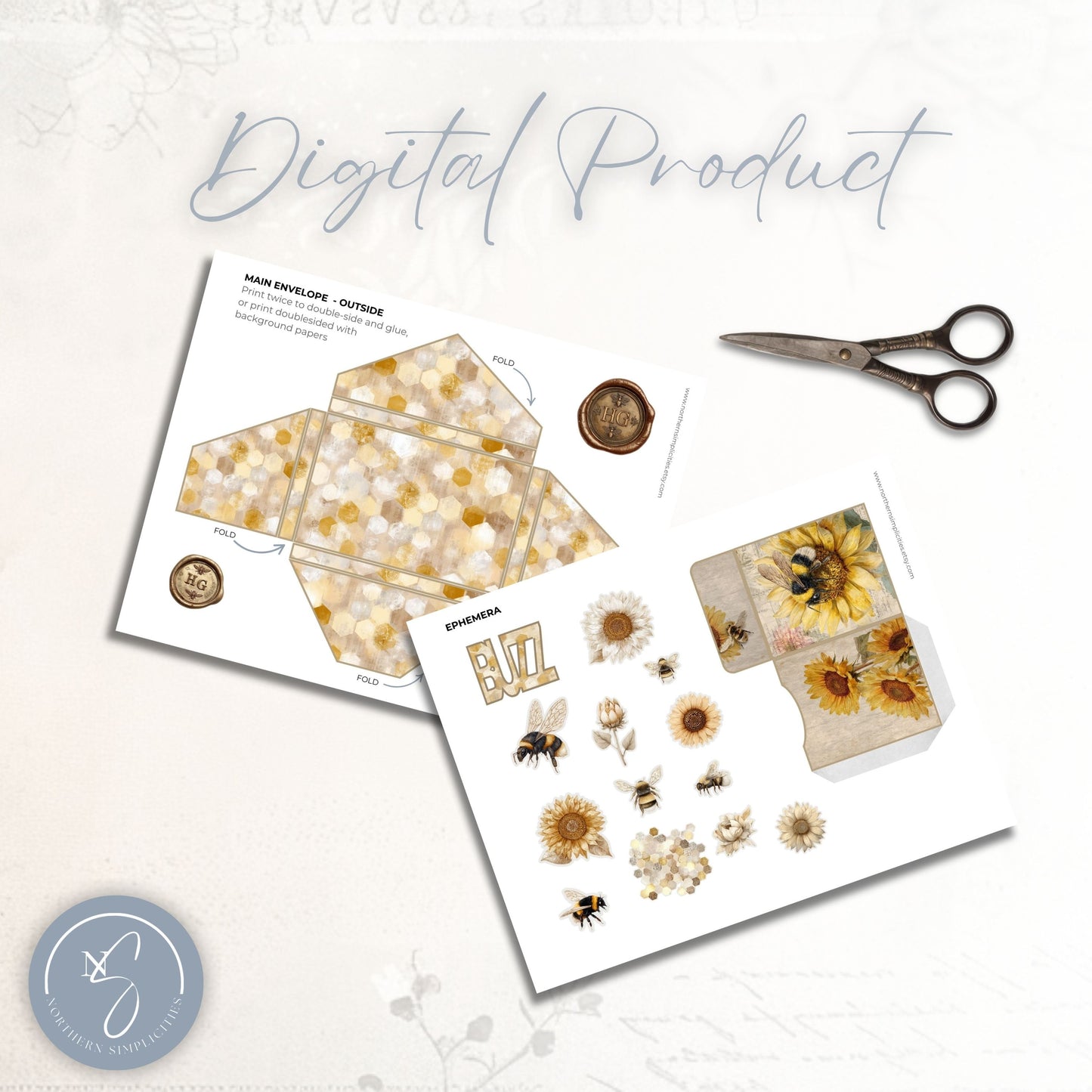 Honey Garden Happy Mail Mini Folio Kit