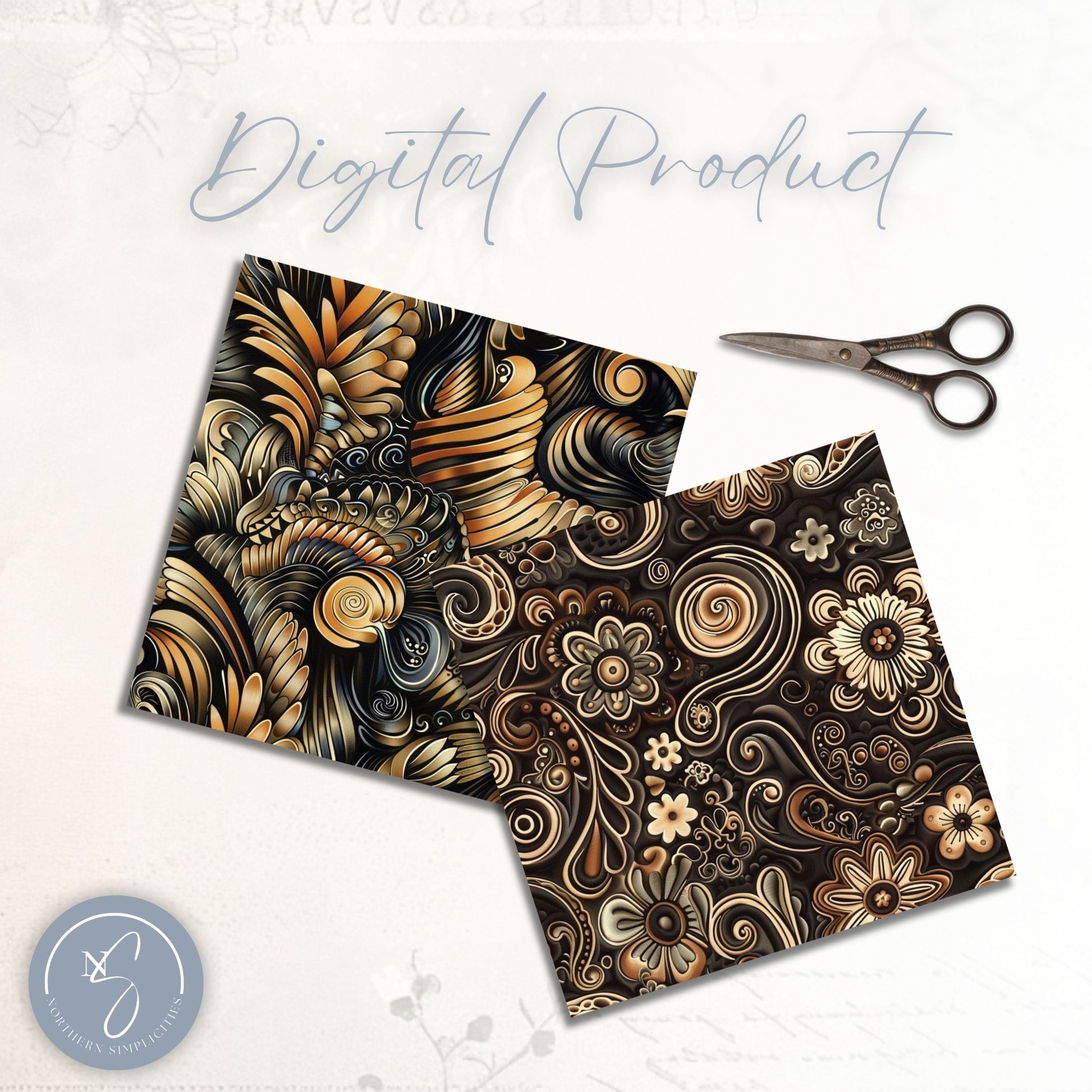 Zentangles Seamless Papers