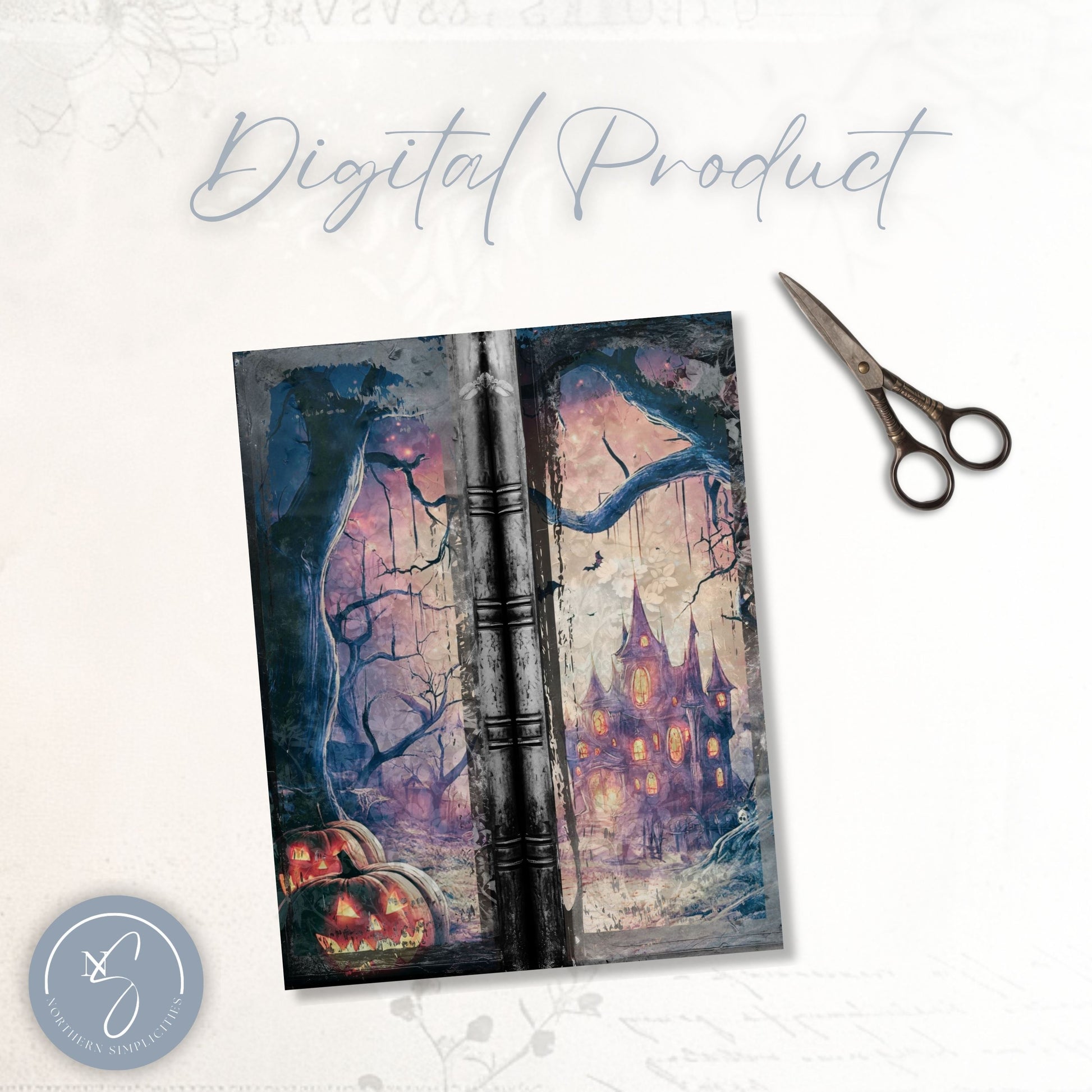 Spooky Reflections Tall Journal Cover