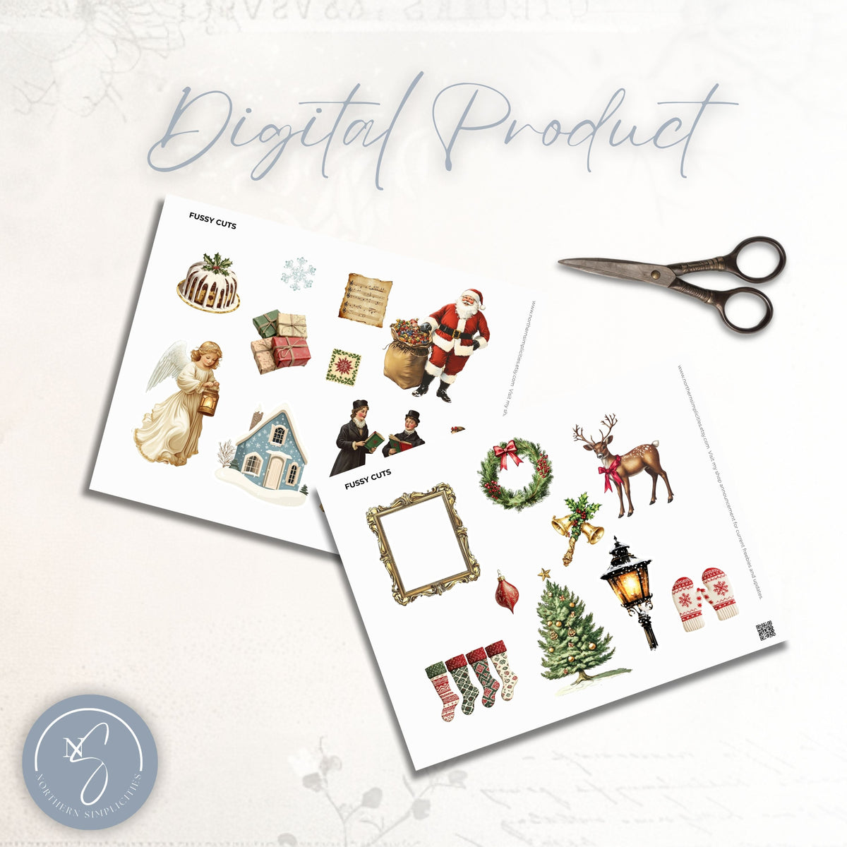 Classic Christmas Fussy Cuts