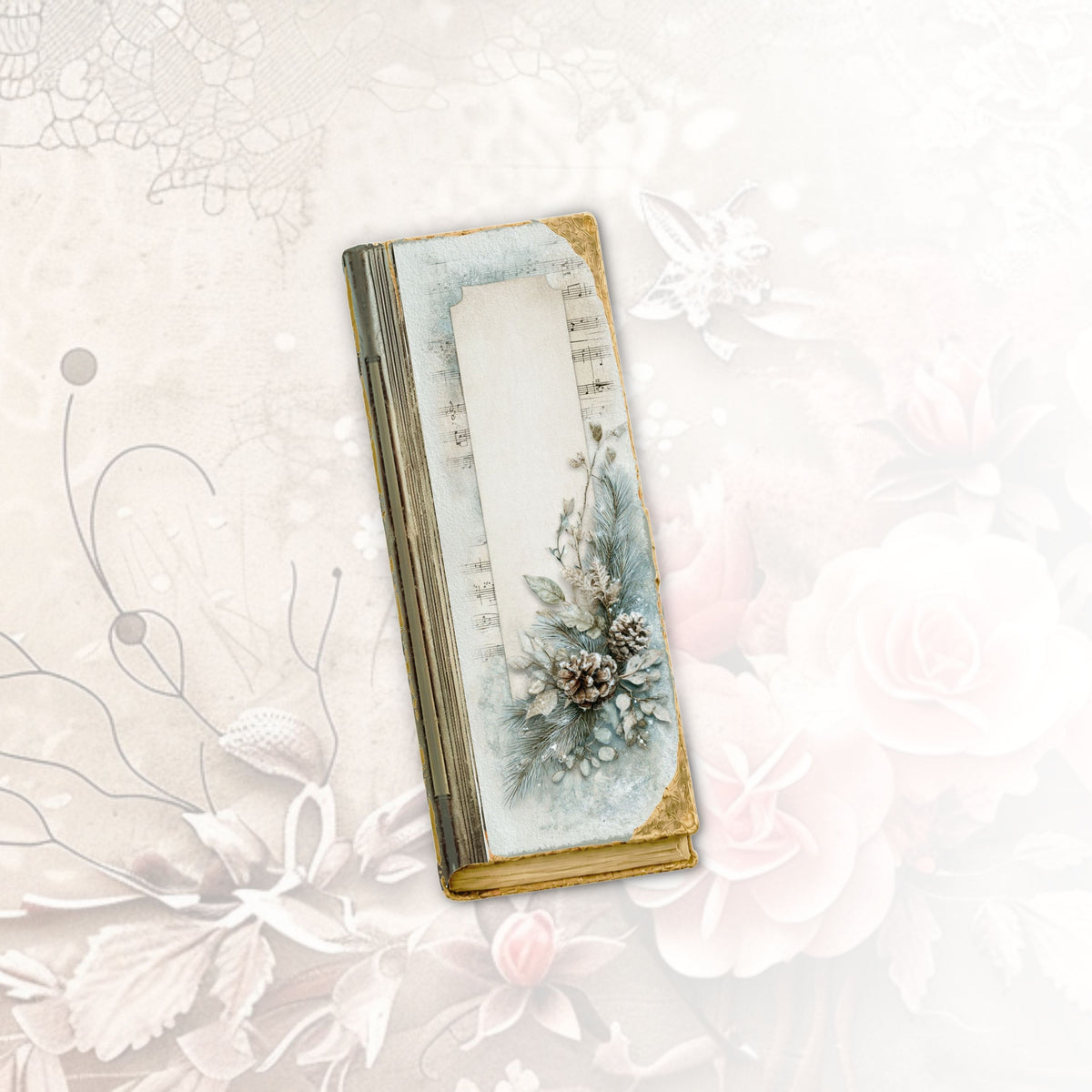 Winter Melodies Tall Journal Cover