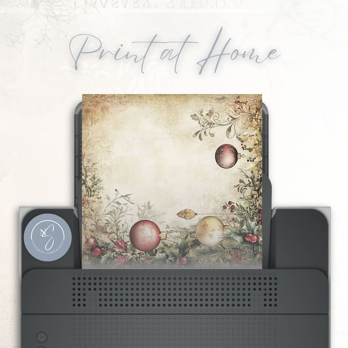 Classic Christmas Digital Papers