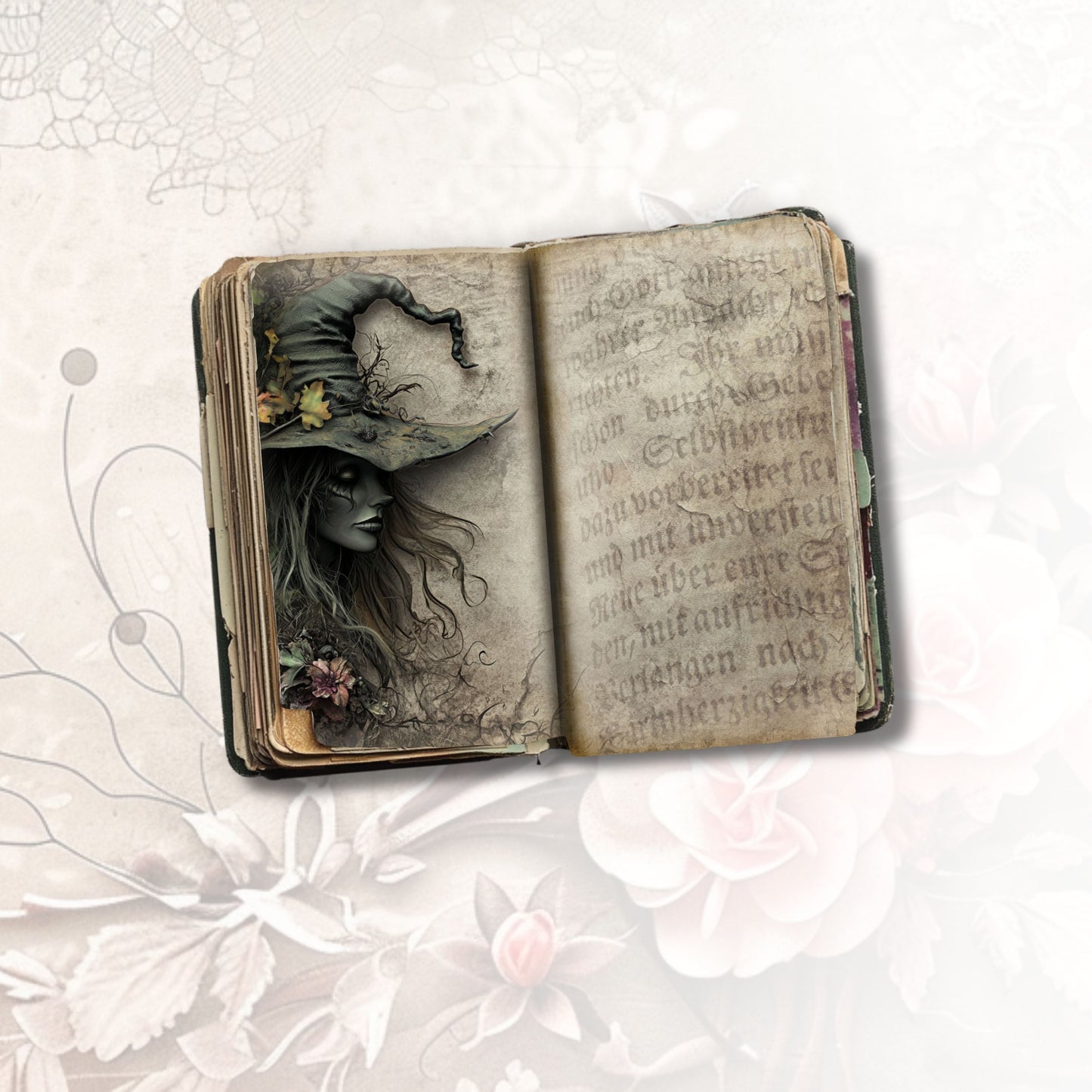 Spooky Reflections Junk Journal Pages