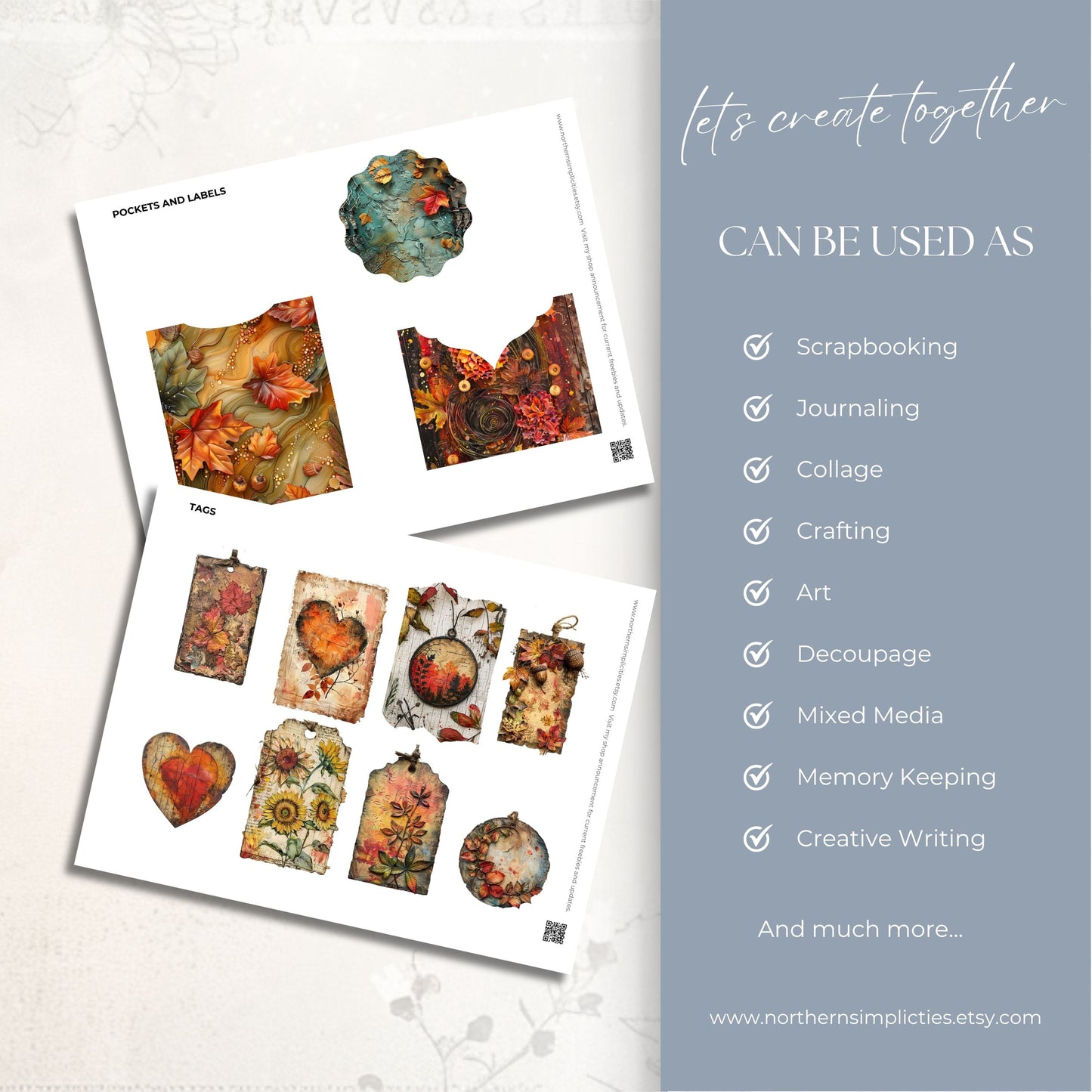 Autumn Whimsy Ephemera Kit