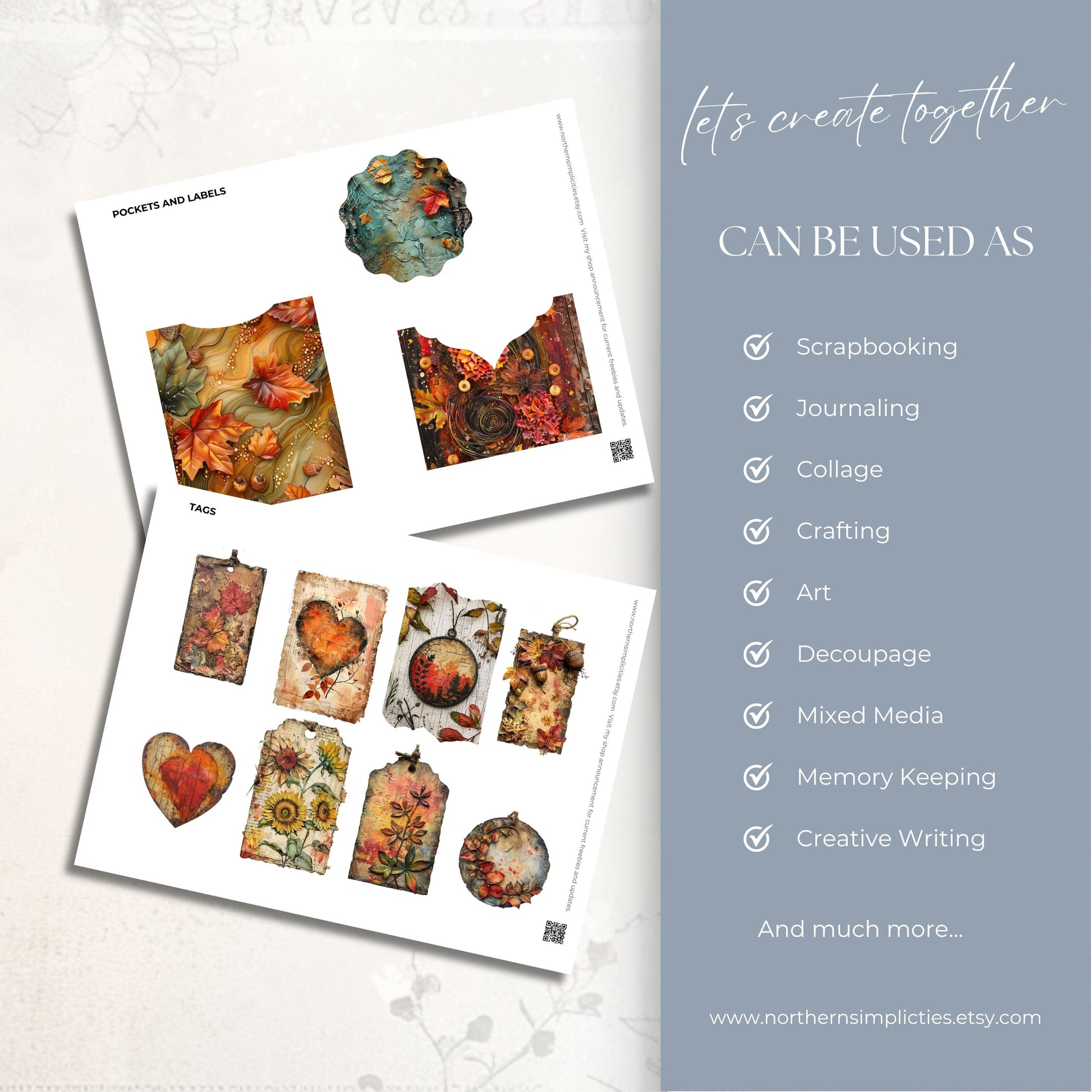 Autumn Whimsy Ephemera Kit
