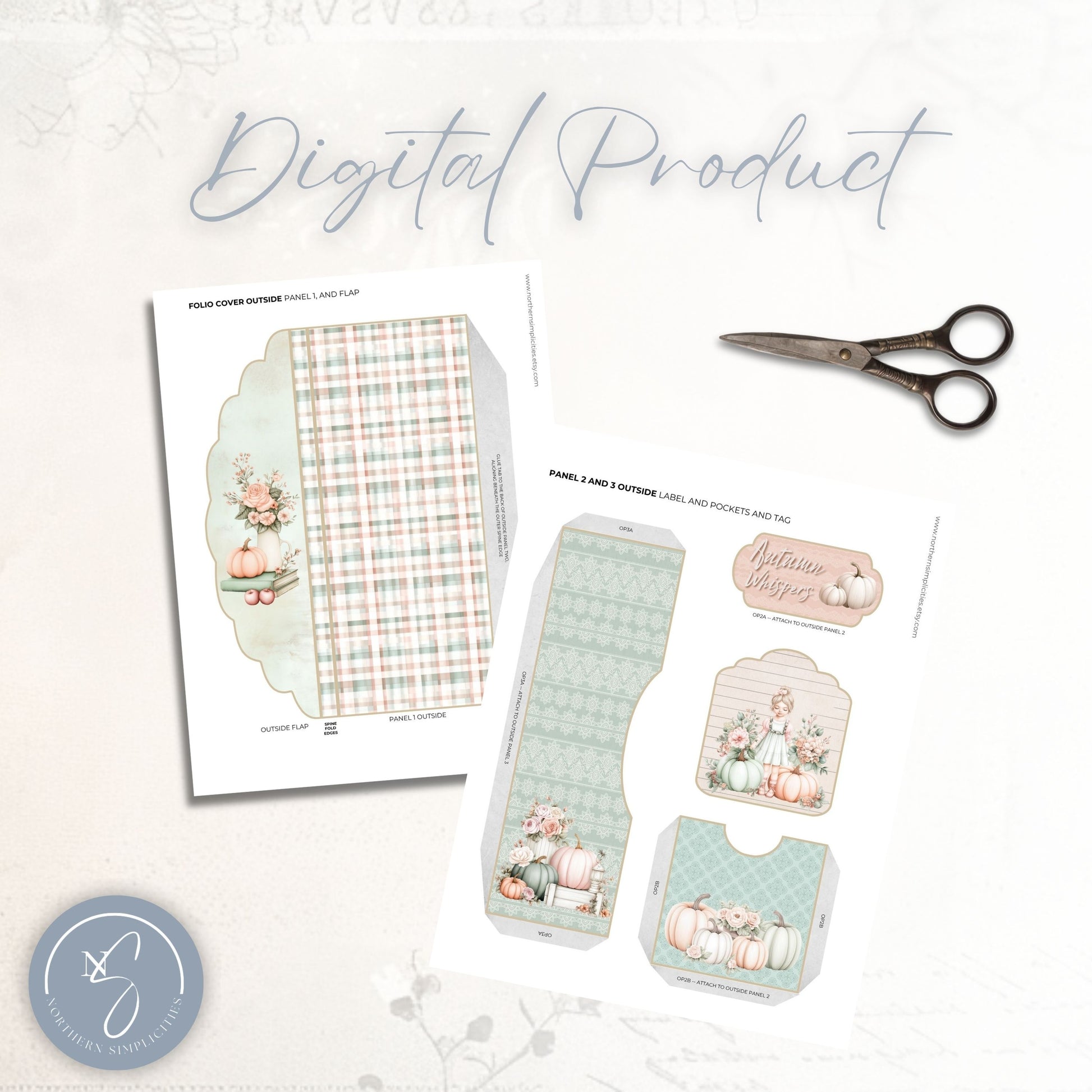 Autumn Whispers Tall Folio Kit