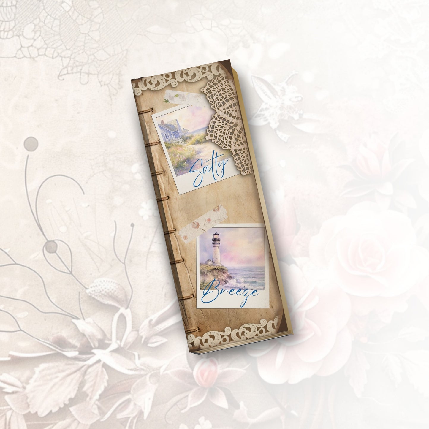 Pink Shores Tall Journal Cover
