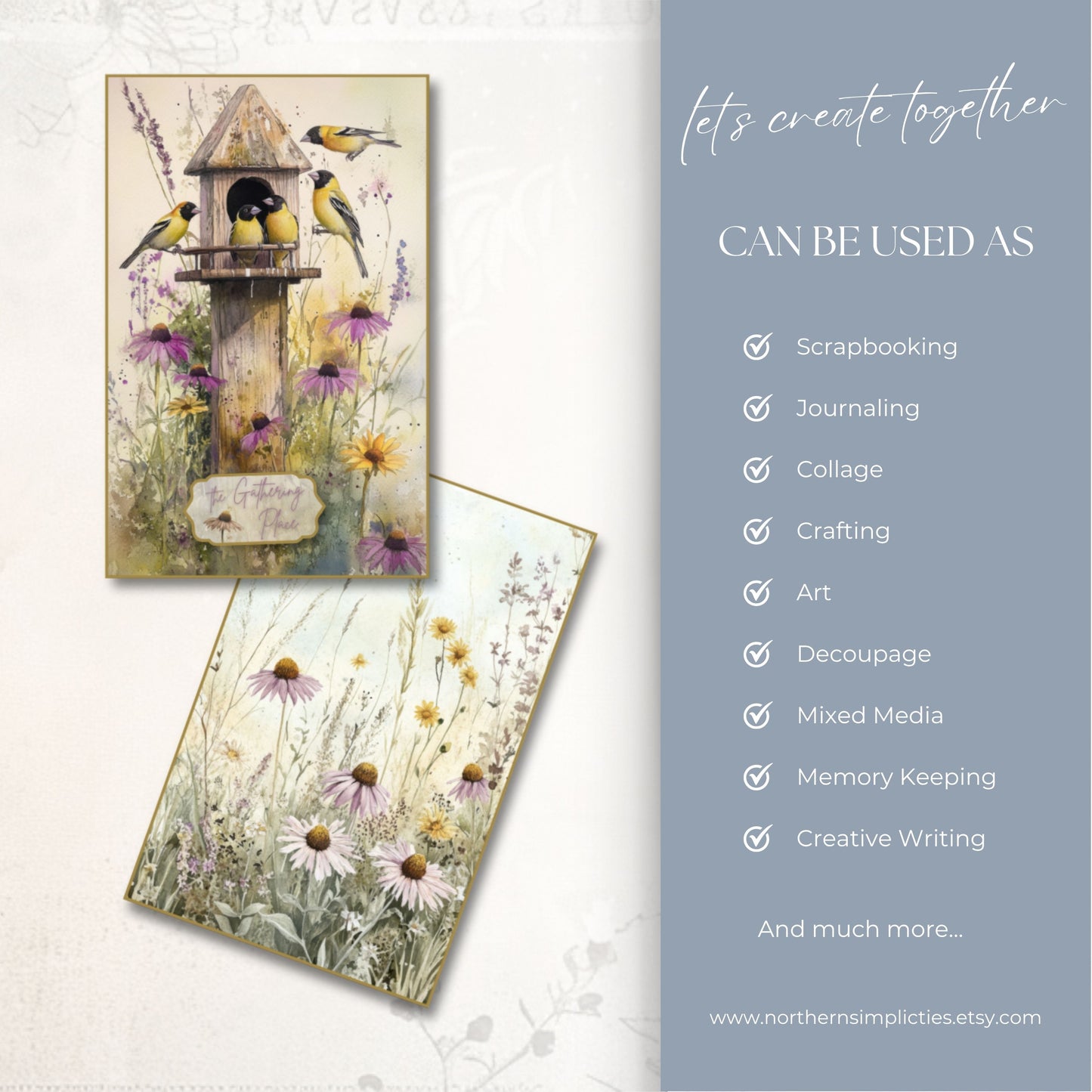 Golden Visitor Accordion Folio Kit