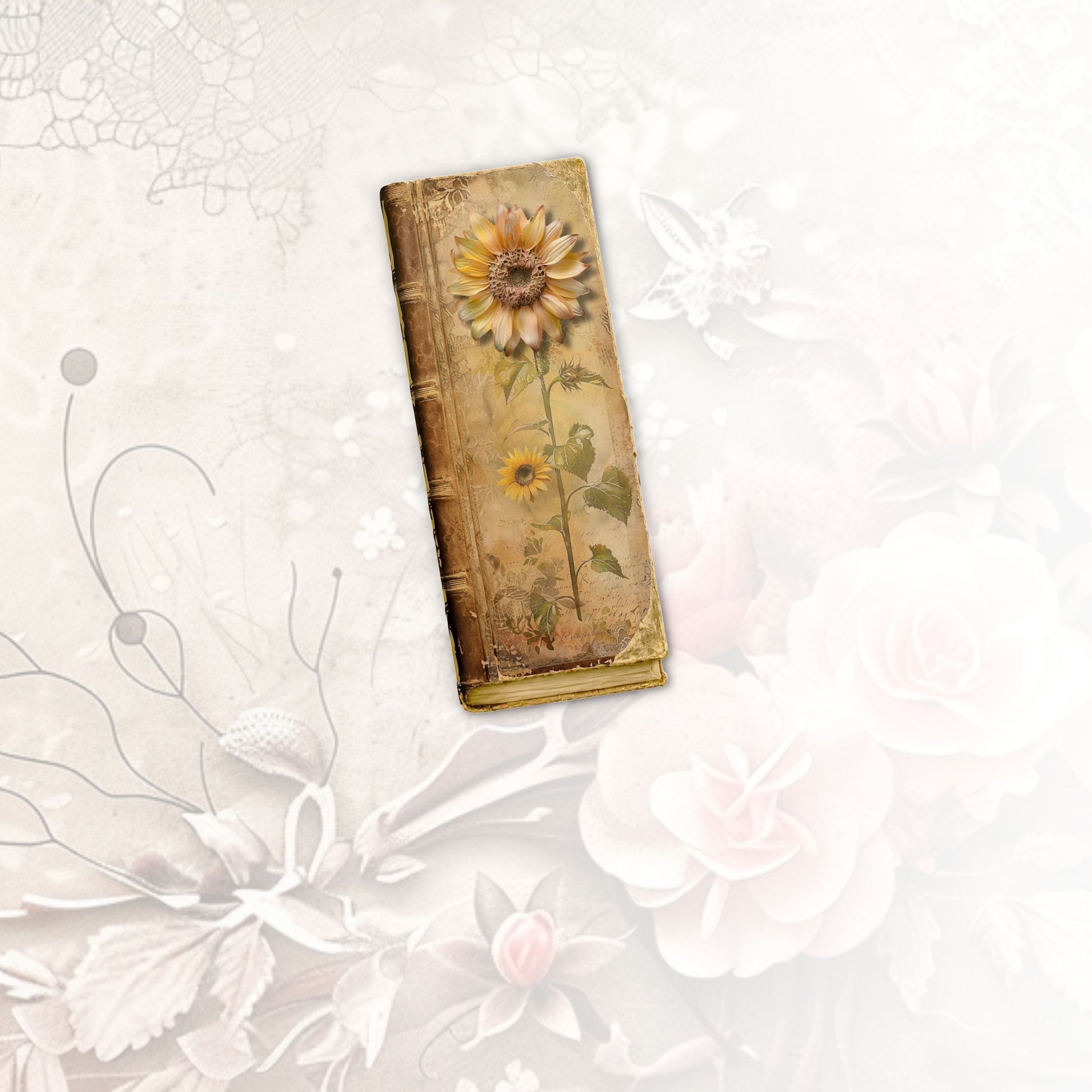 Sunflower Bliss Tall Journal Cover
