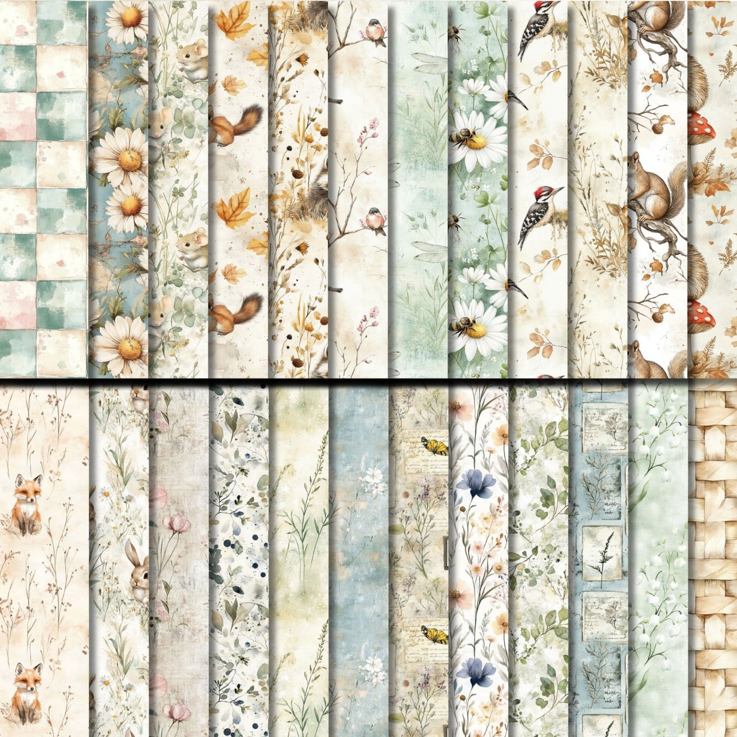 Wandering Meadow Seamless Papers