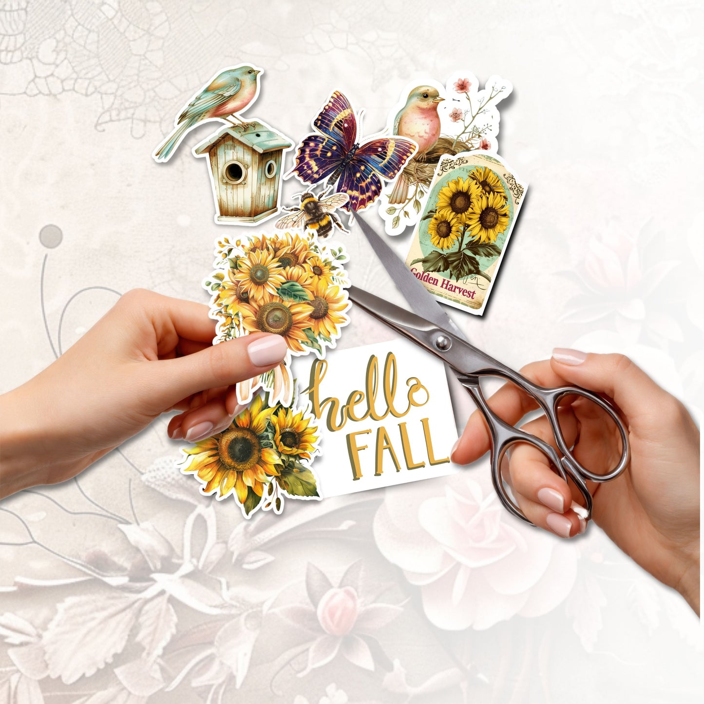 Sunflower Bliss Fussy Cuts