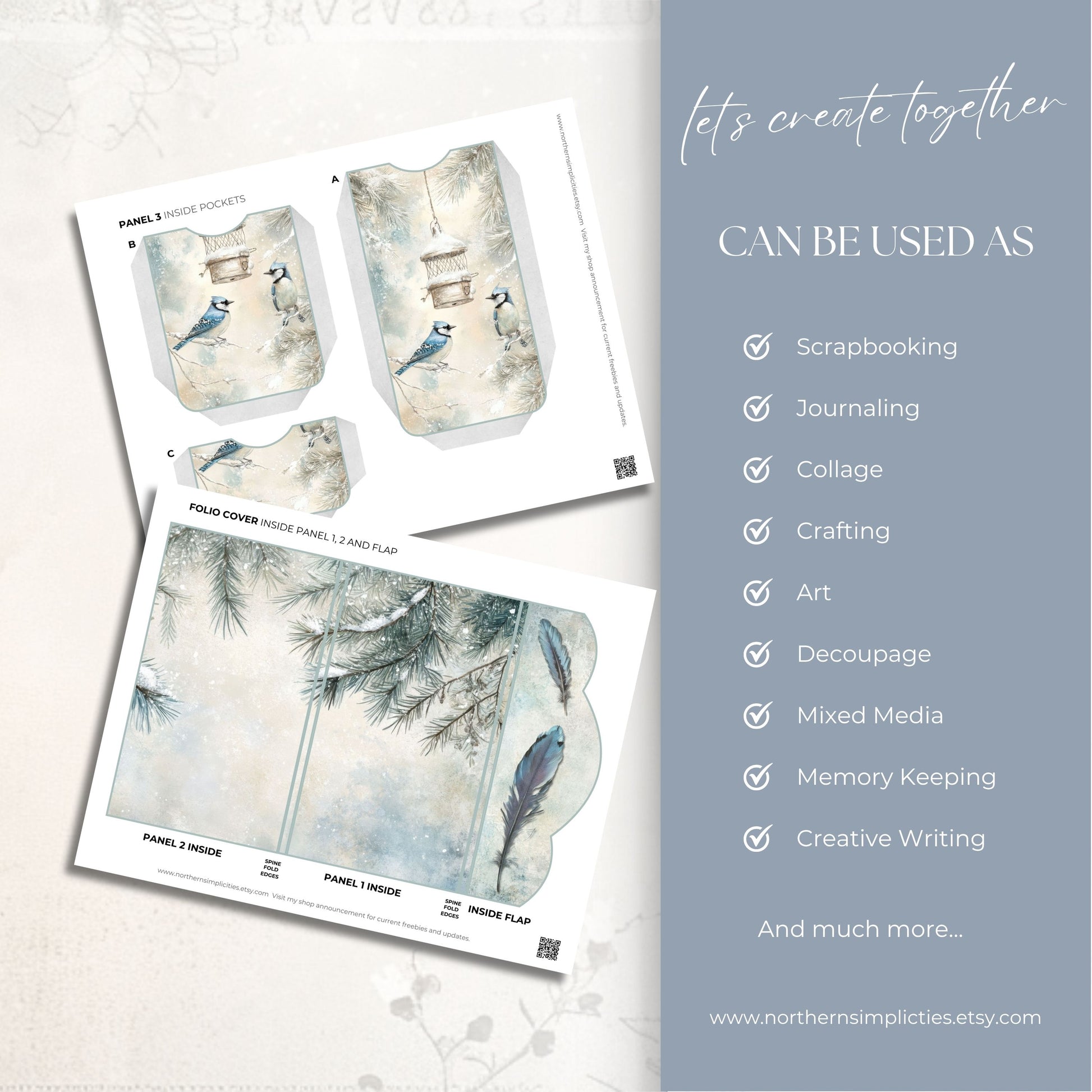 Azure Visitor Waterfall Folio Kit