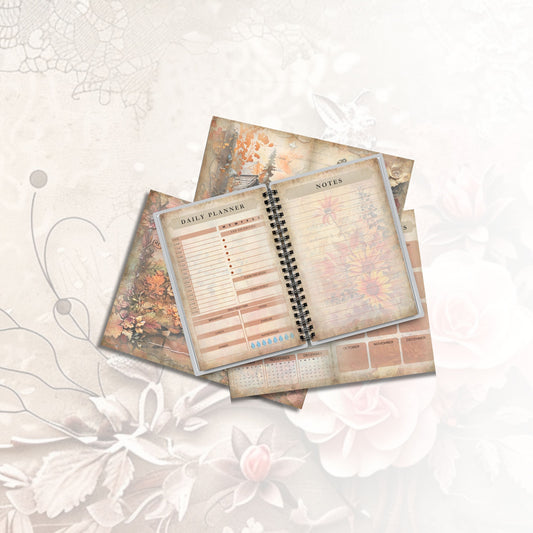 Autumn Whimsy Junk Planner