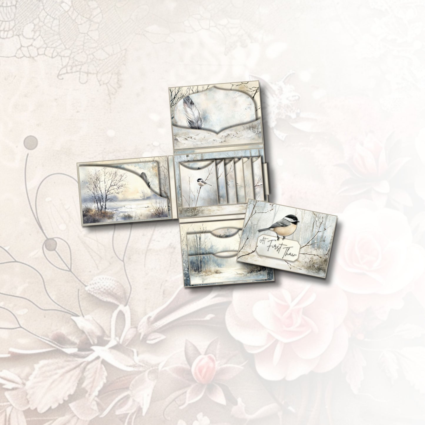 Silver Visitor Waterfall Folio Kit