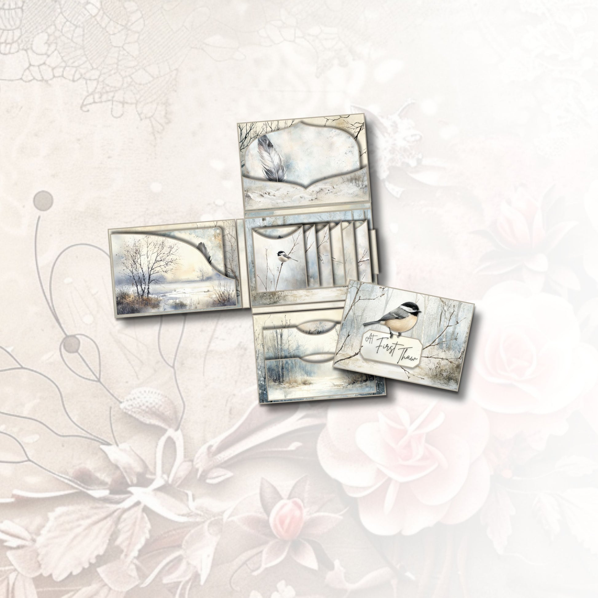 Silver Visitor Waterfall Folio Kit