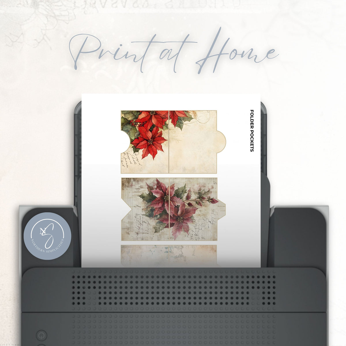 Poinsettia Perfection Ephemera