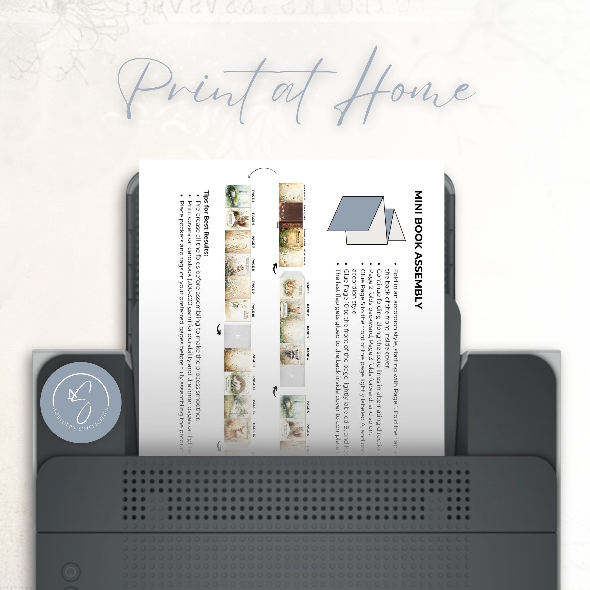 Wandering Meadow Mini Junk Journal Folio Kit