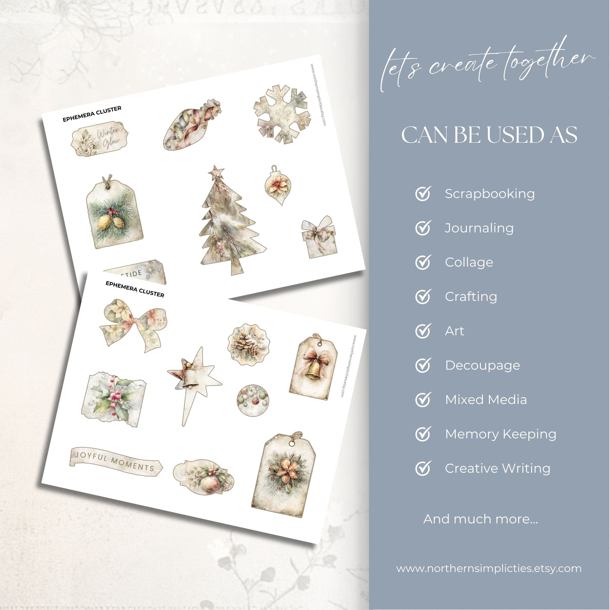 Merry Clusters Ephemera