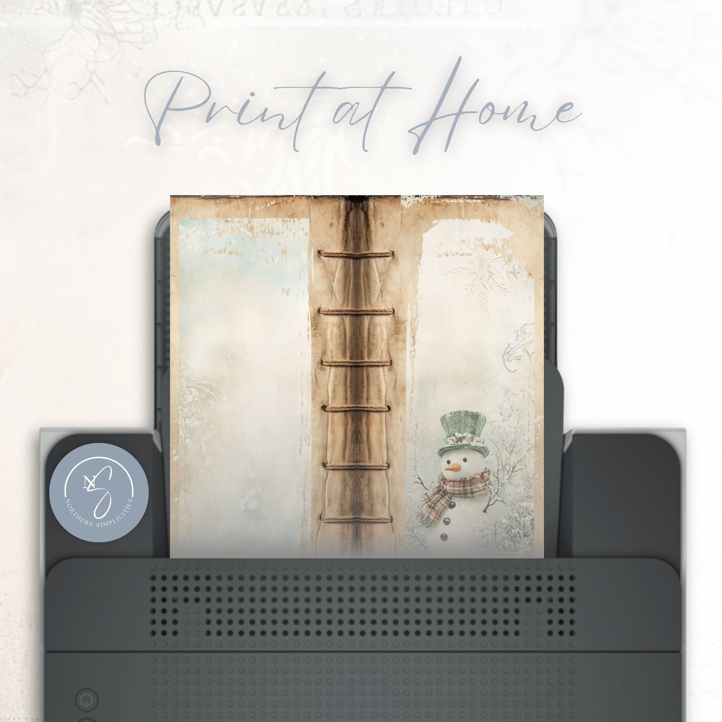 Frosty Friends Tall Journal Cover