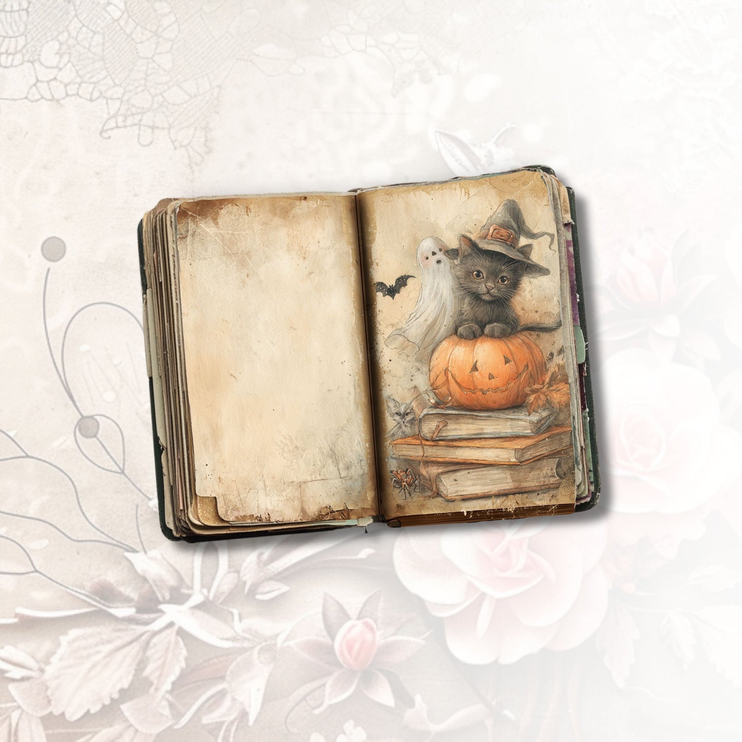 Stacked Spooks Journal Pages