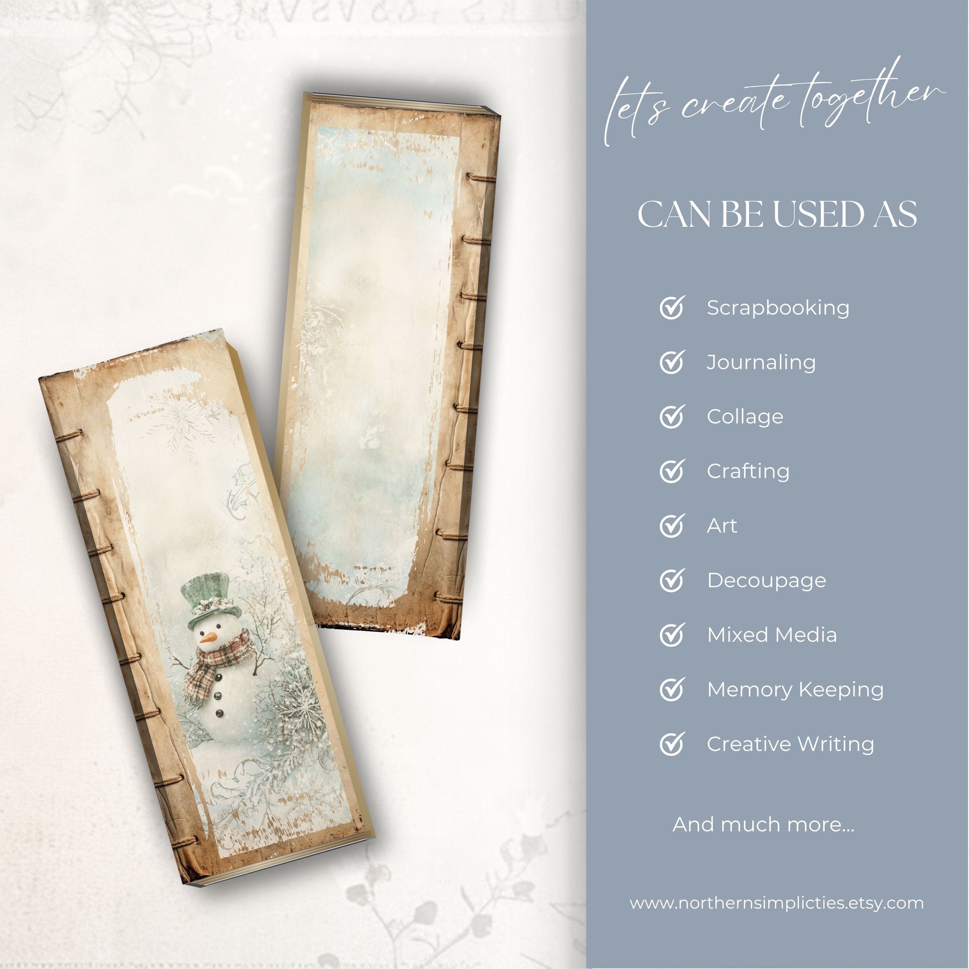 Frosty Friends Tall Journal Cover